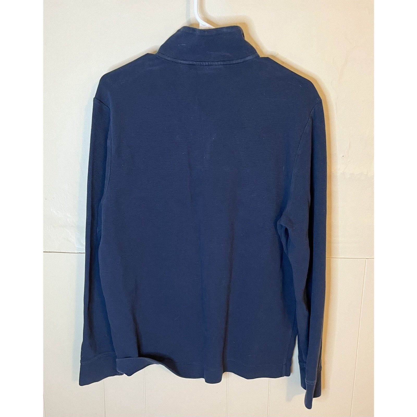Perry Ellis Perry Ellis 1/4 Zip Sweater Mens Large Navy Blue Pullover Size US XL / EU 56 / 4 - 6 Thumbnail