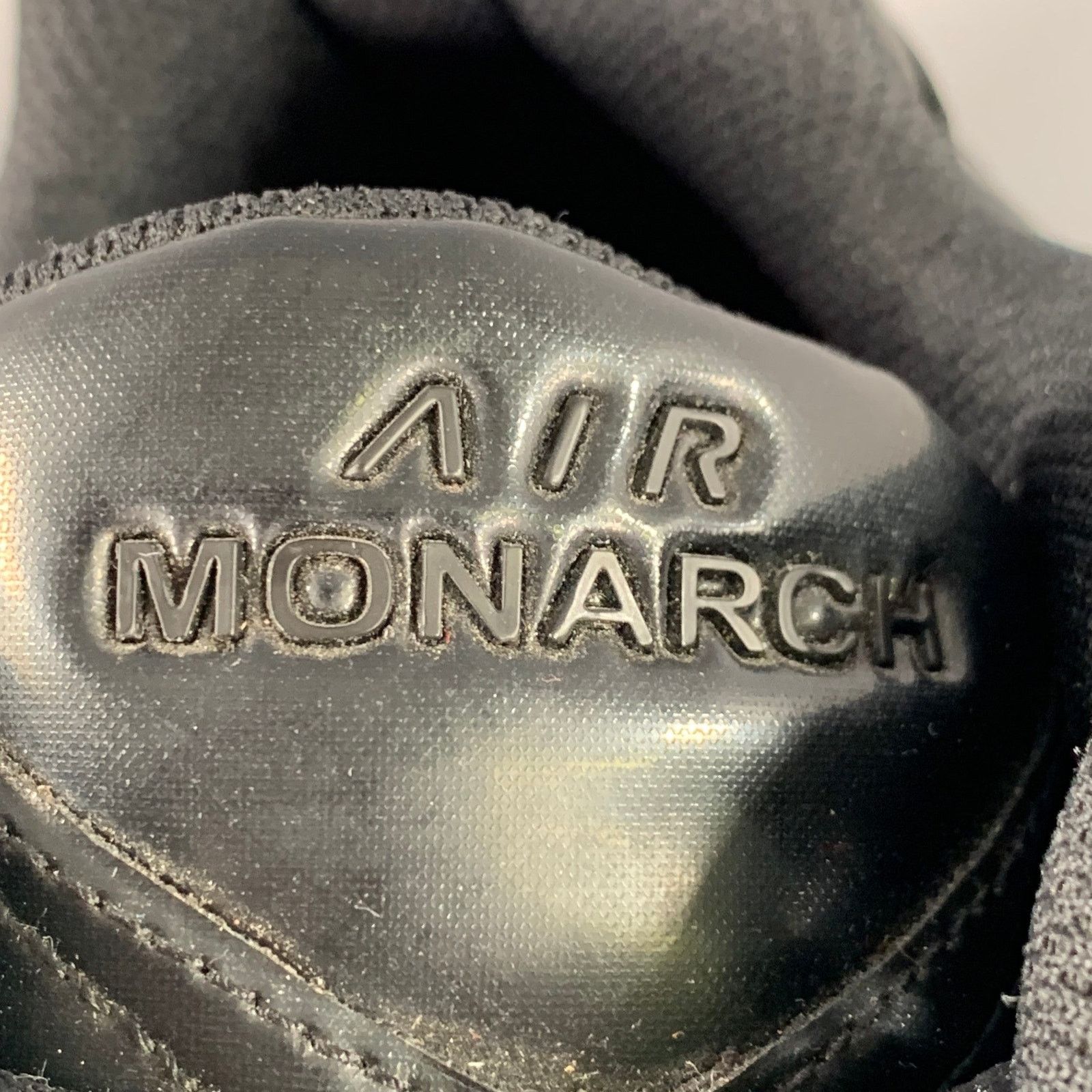 Nike 10.5 Monarch IV Black Faux Leather Sneakers Size US 10.5 / EU 43-44 - 7 Thumbnail