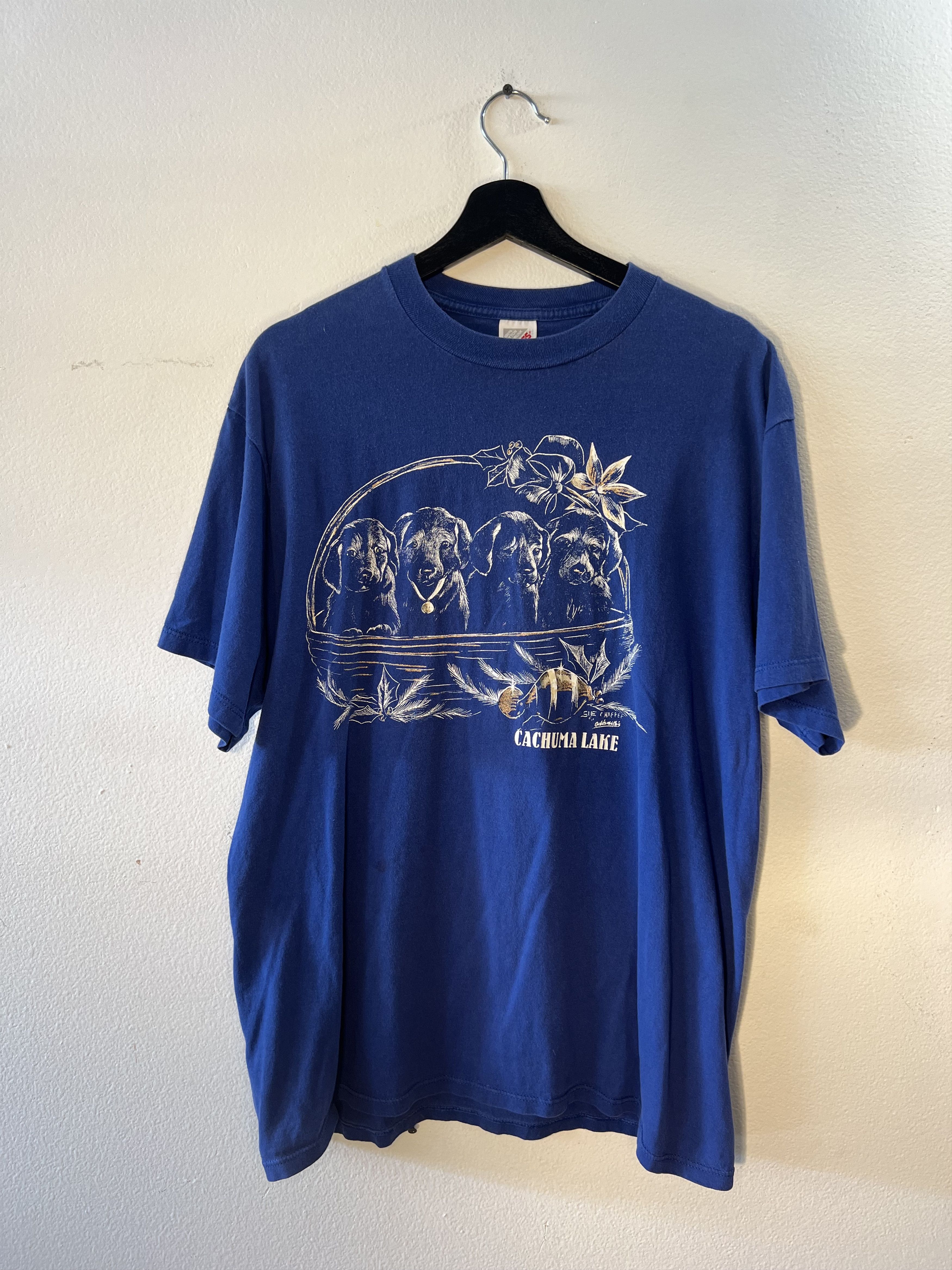 Vintage Vintage Dog Puppy T Shirt Size US L / EU 52-54 / 3 - 1 Thumbnail
