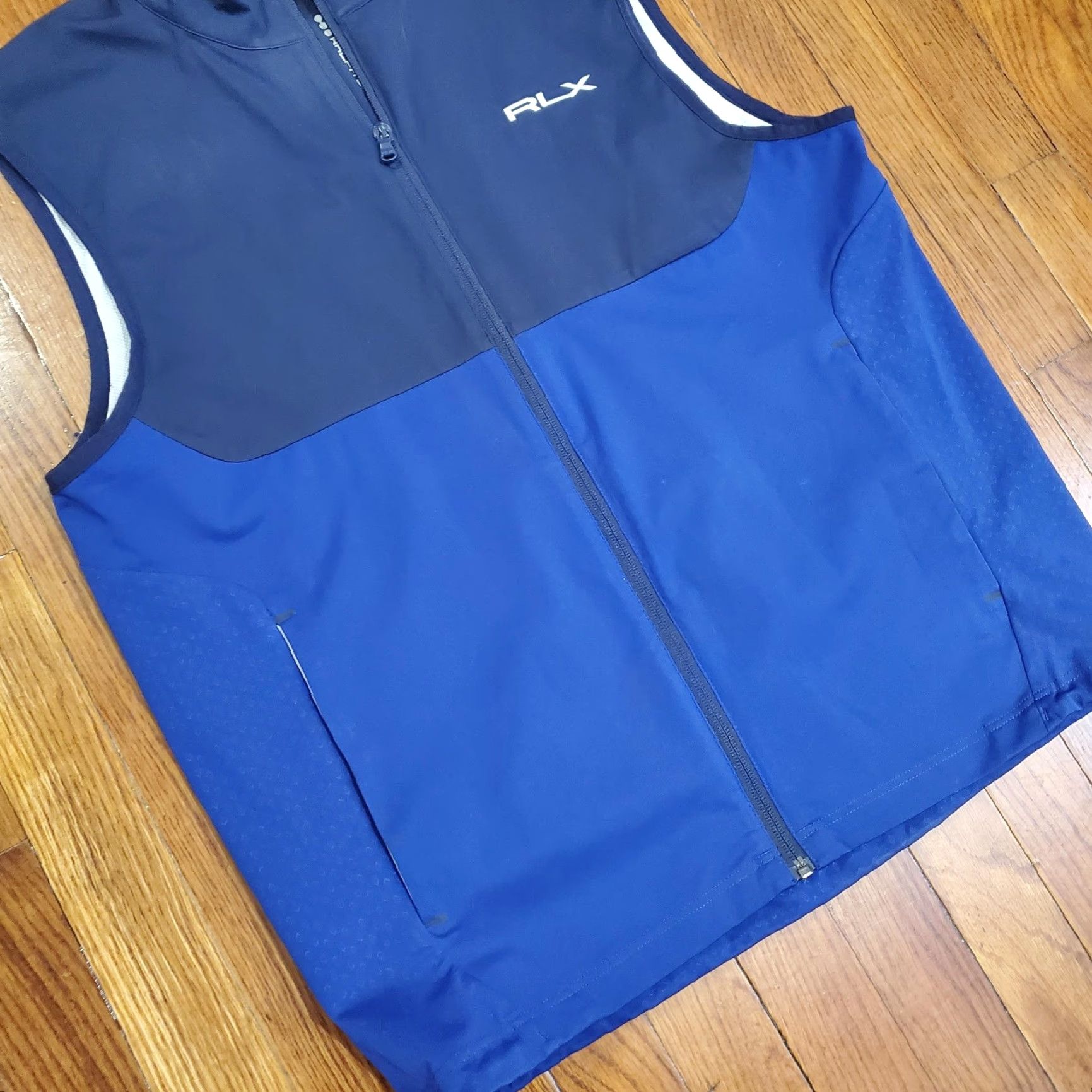 RLX Ralph Lauren RLX Ralph Lauren Vest Mens Medium Blue Softshell Windbreaker Full Zip Golf Casual Size US M / EU 48-50 / 2 - 2 Thumbnail