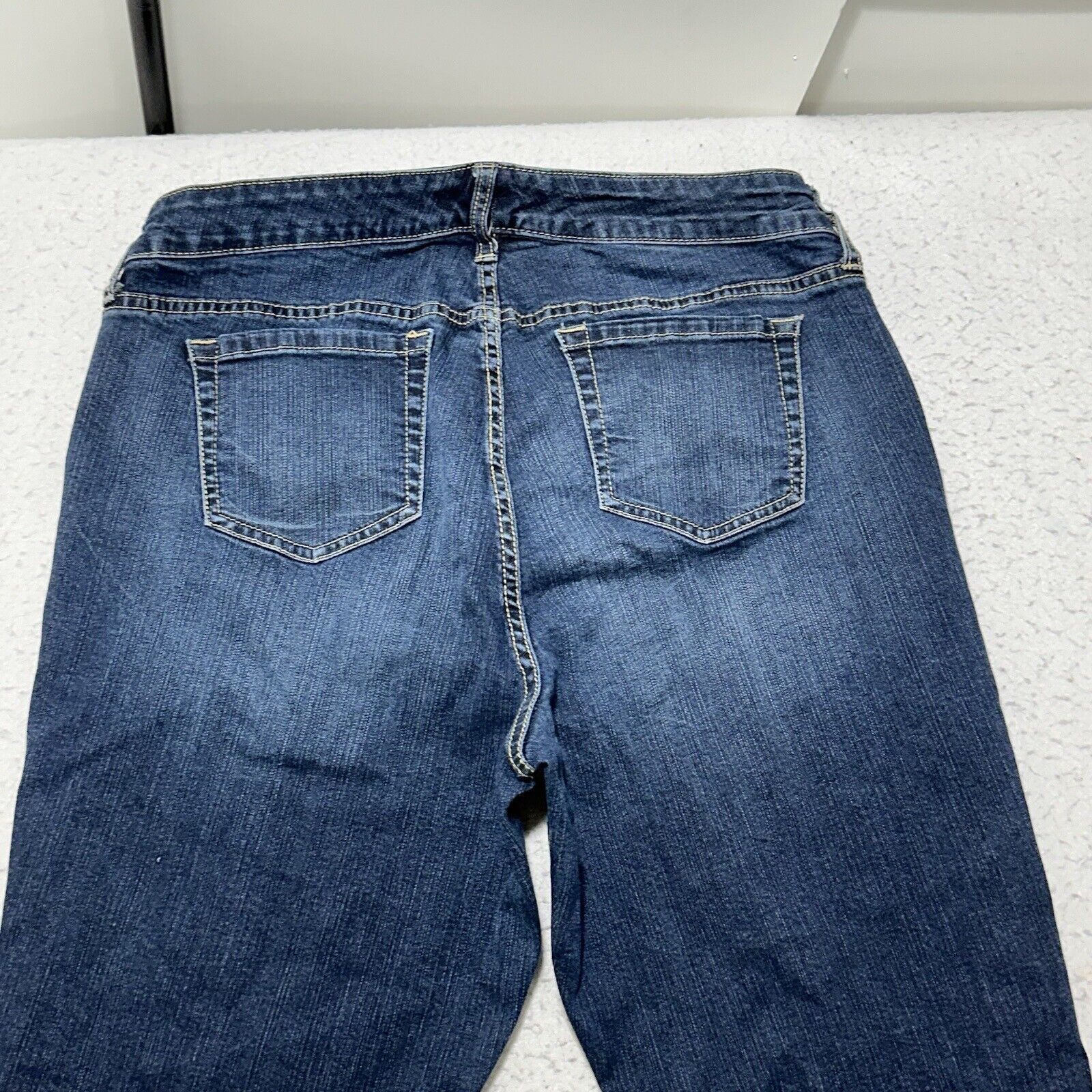 Other Torrid Denim 16 Skinny Leg Jean Navy Blue Distress Mid Rise Size 38" / US 16 / IT 52 - 8 Thumbnail