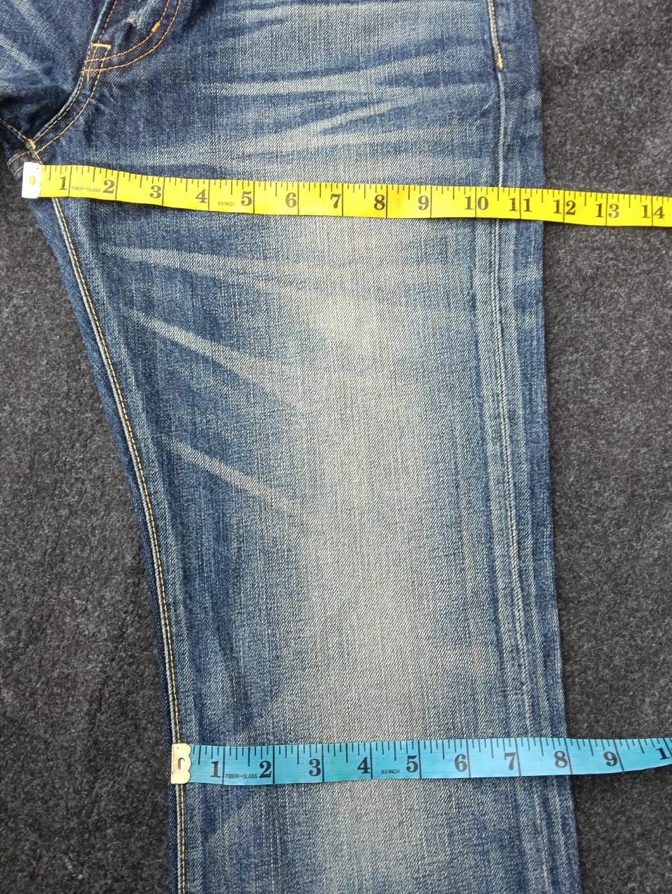 Uniqlo UNIQLO UJ Vintage Wash/Faded Bootcut Denim Jeans Size US 31 - 3 Thumbnail
