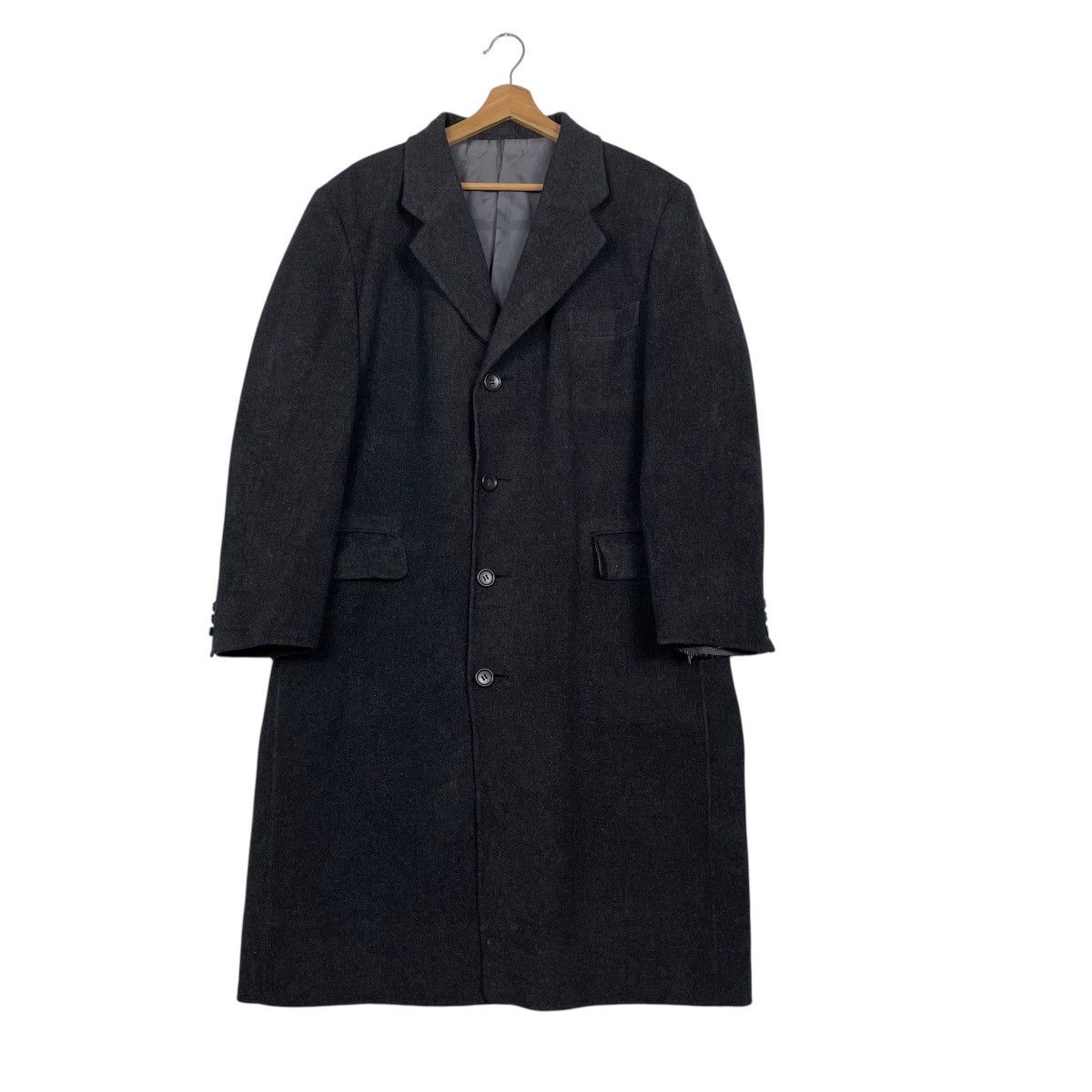 Lanvin Lanvin Classique Wool Overcoat Size US M / EU 48-50 / 2 - 1 Thumbnail