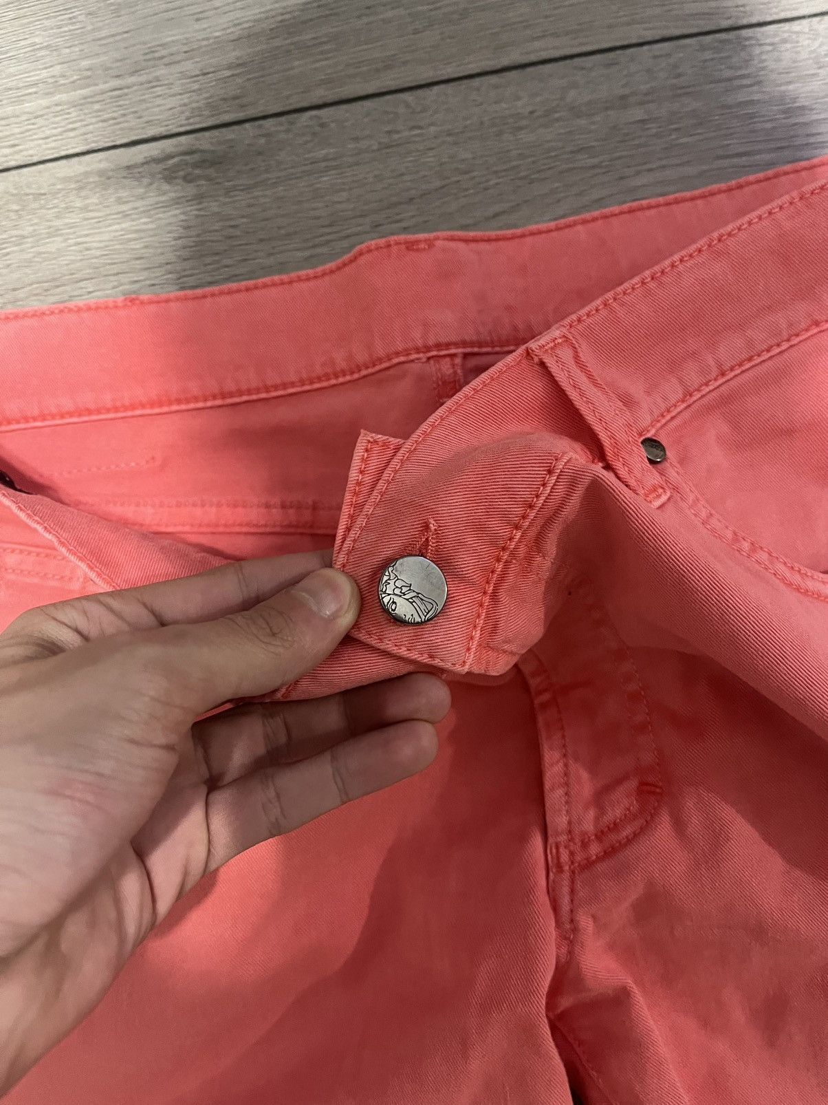 Versace Versace Collection Red Pants Size US 36 / EU 52 - 2 Thumbnail