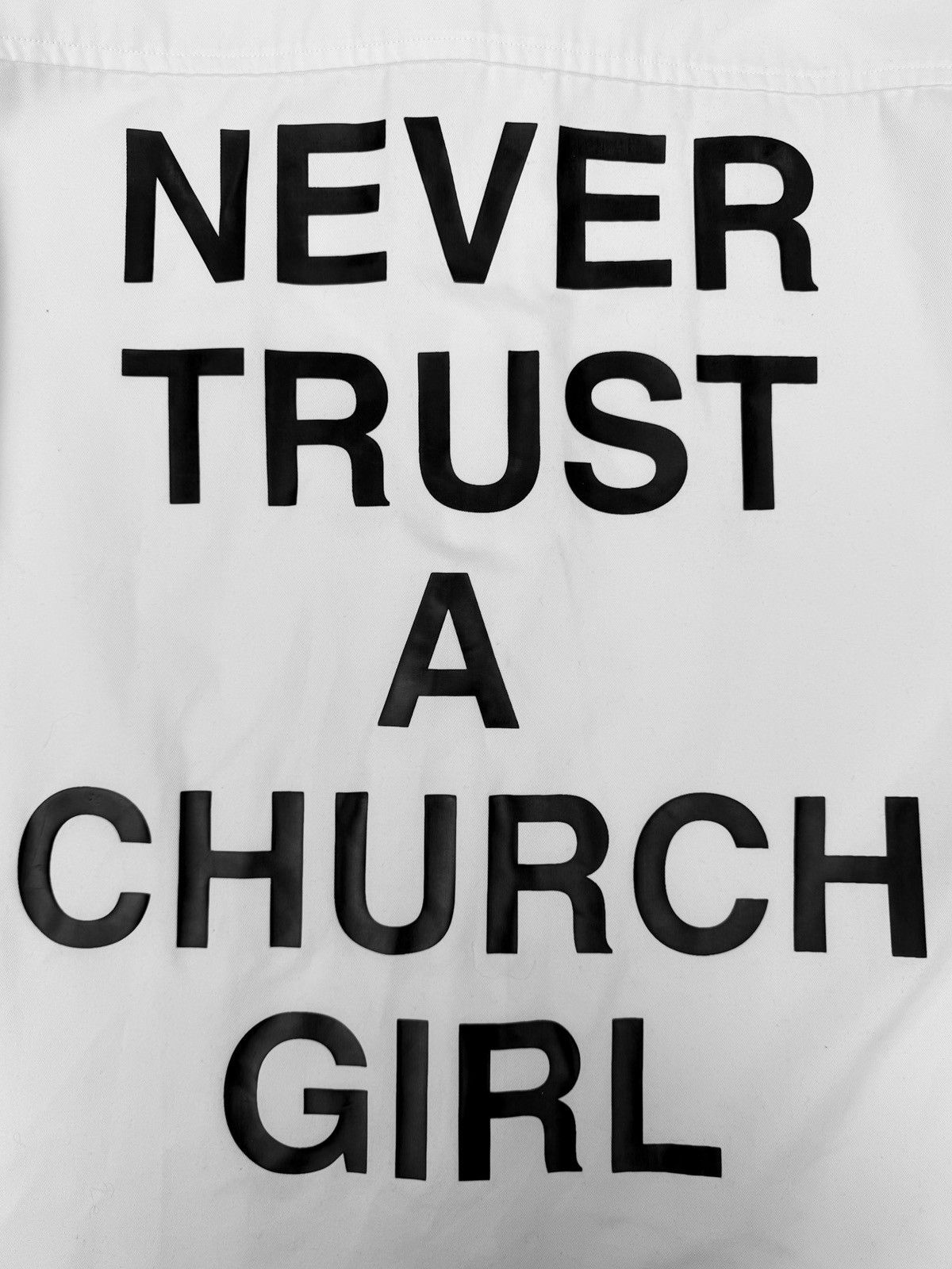 Hood By Air SS17 Hood by Air Never Trust a Church Girl Button Up Shirt Size US S / EU 44-46 / 1 - 2 Thumbnail