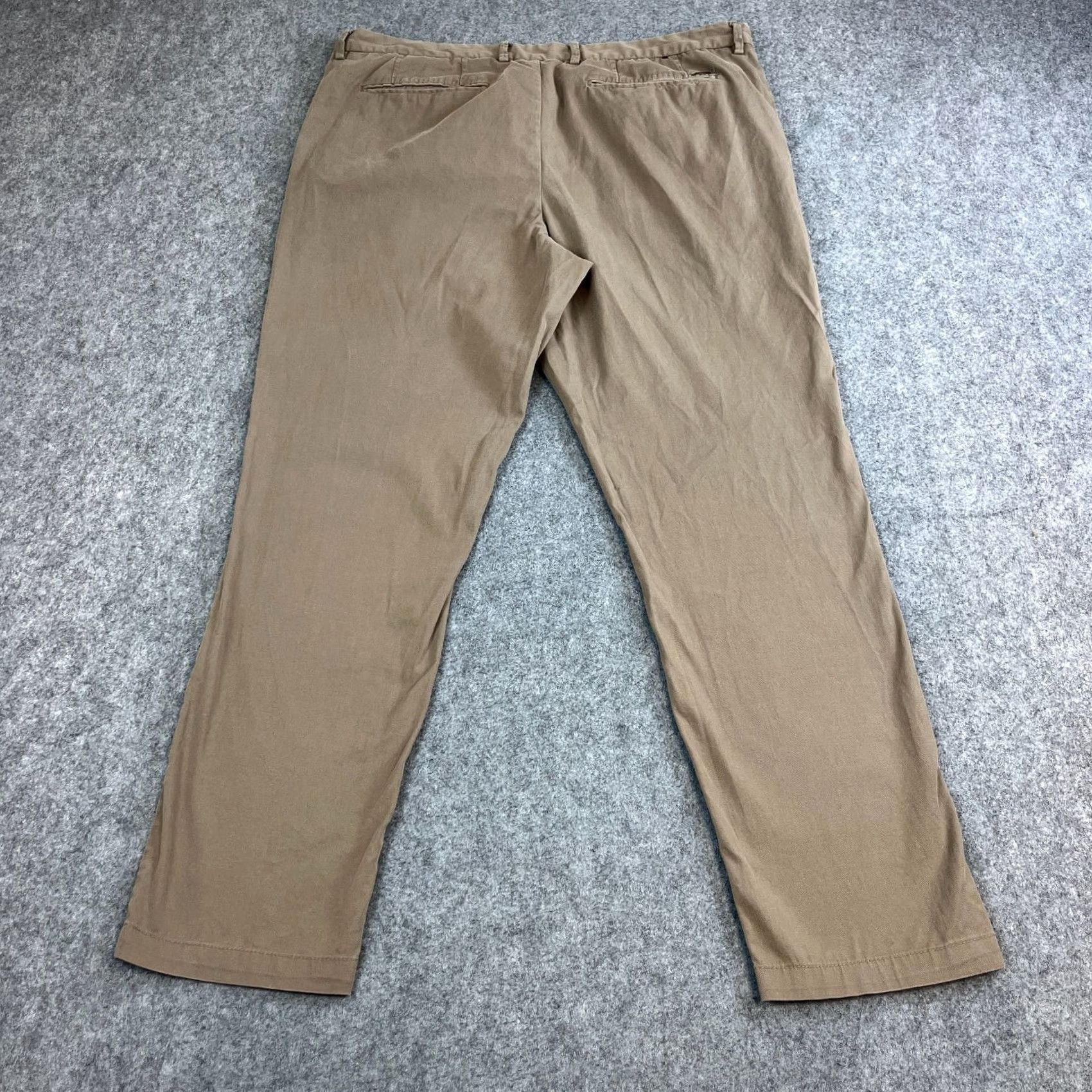 Hugo Boss Hugo Boss Chino Trousers Mens Regular 38 Beige Stretch 5-Pocket Design Tapered Front Flat New title Size US 38 / EU 54 - 2 Thumbnail