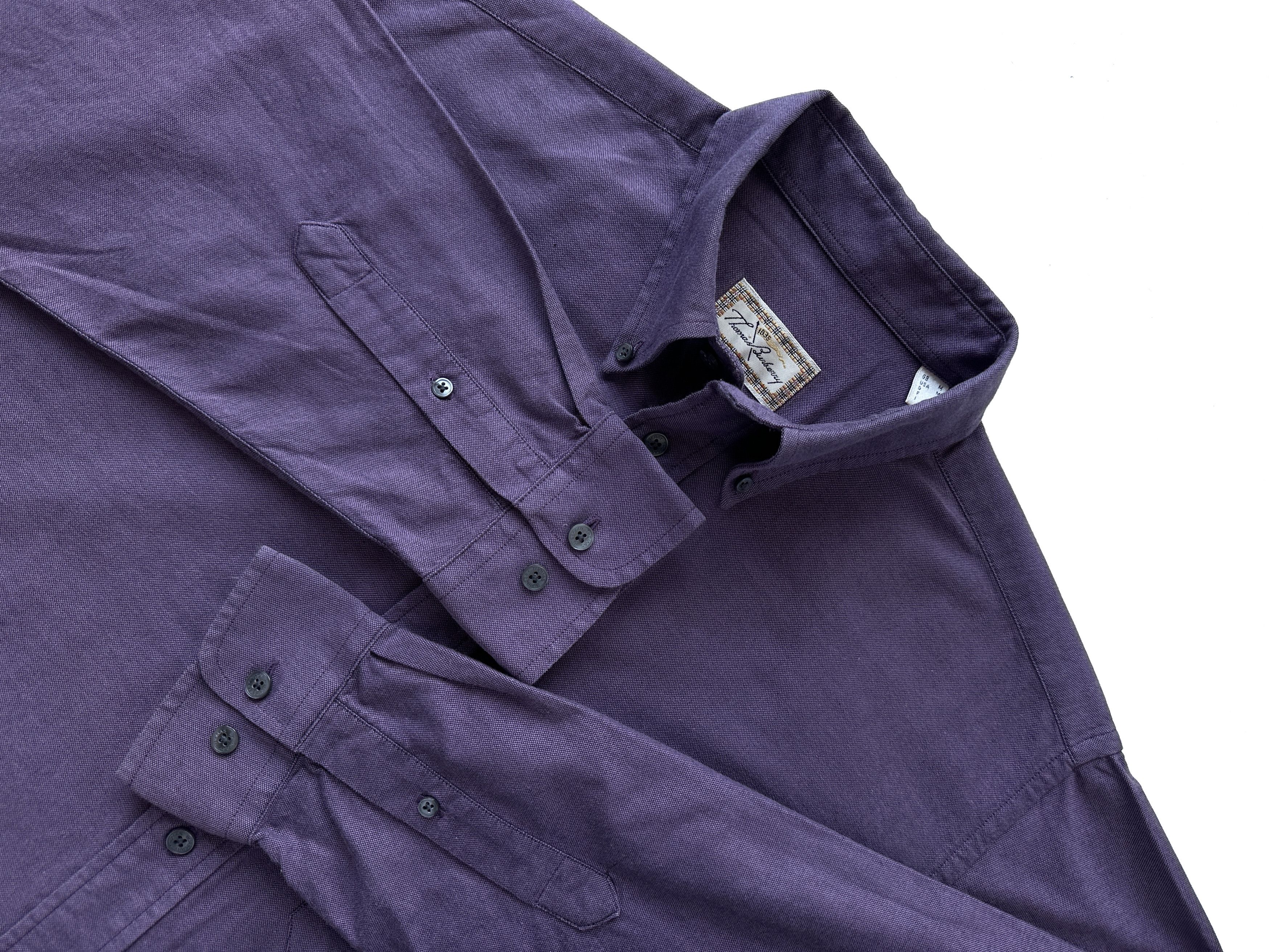 Burberry Thomas Burberry purple oxford shirt Size US L / EU 52-54 / 3 - 1 Thumbnail