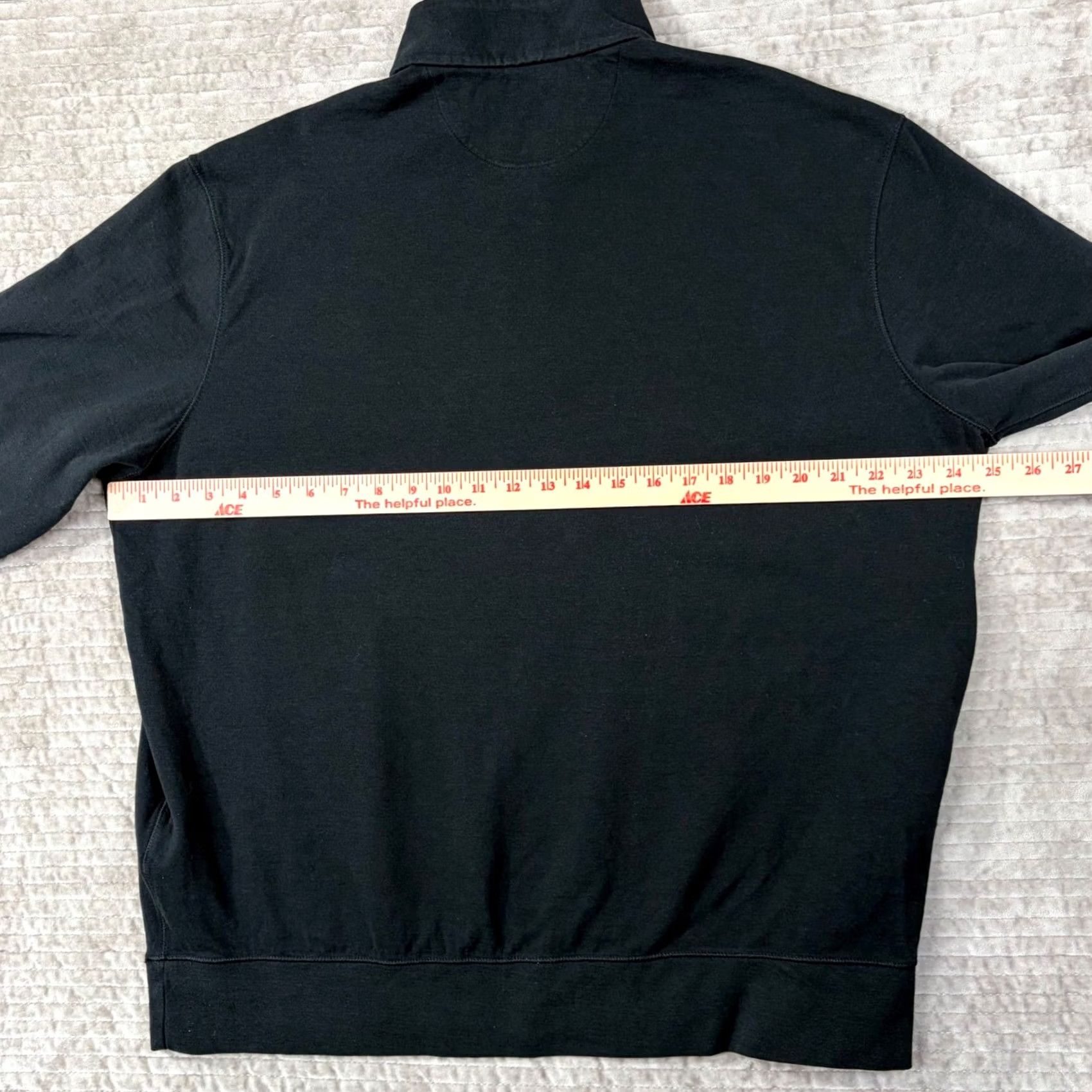 Polo Ralph Lauren Polo Ralph Lauren Performance Mens XL Black Quarter Zip Pullover Sweatshirt Size US XL / EU 56 / 4 - 7 Thumbnail