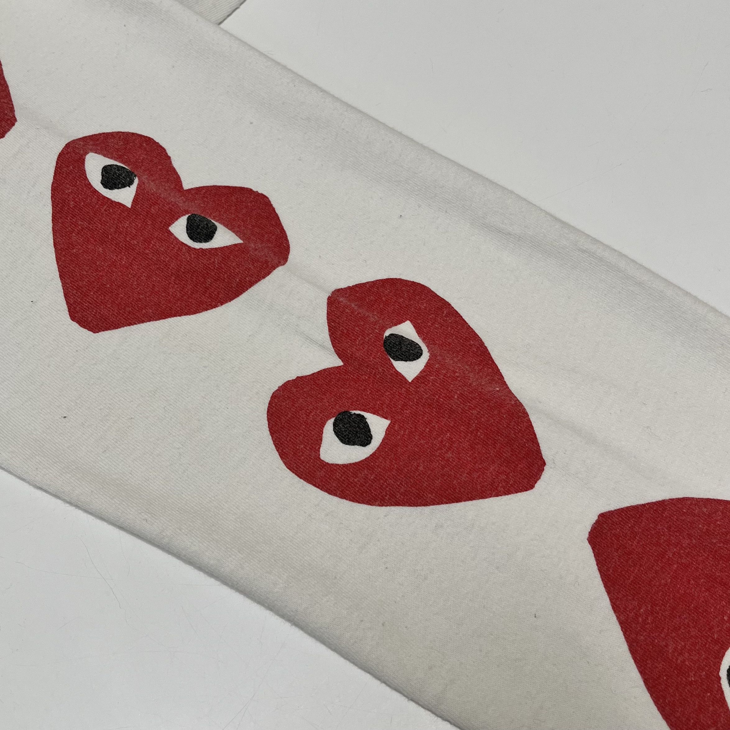 Comme des Garcons Comme des Garcons Logo Long Sleeve Tee White Size US L / EU 52-54 / 3 - 3 Thumbnail