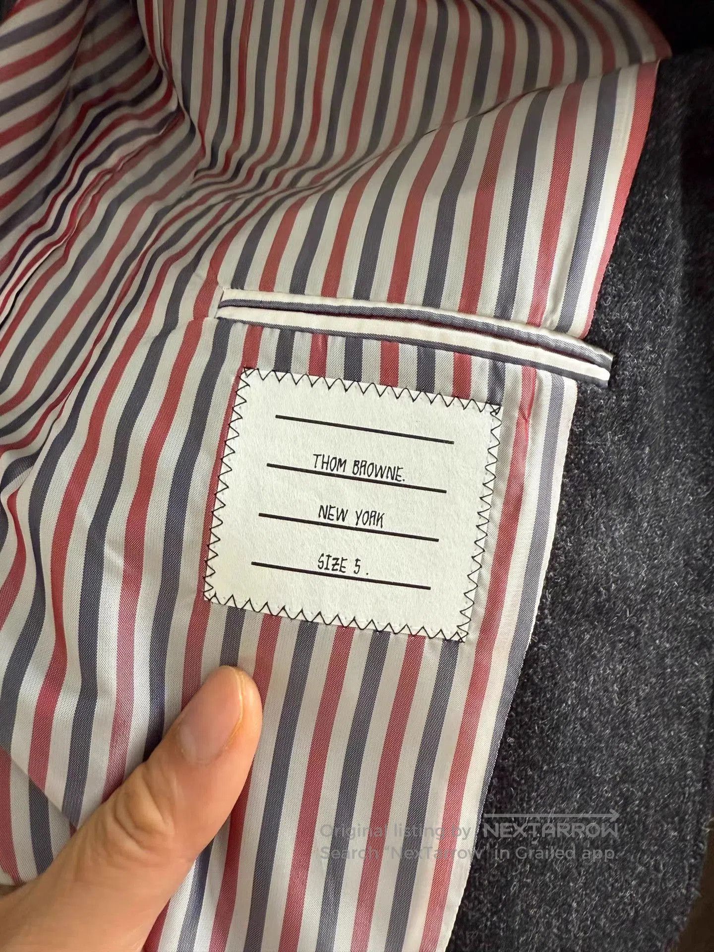 Thom Browne Gray Wool Blend Vest . Size US XXL / EU 58 / 5 - 3 Thumbnail