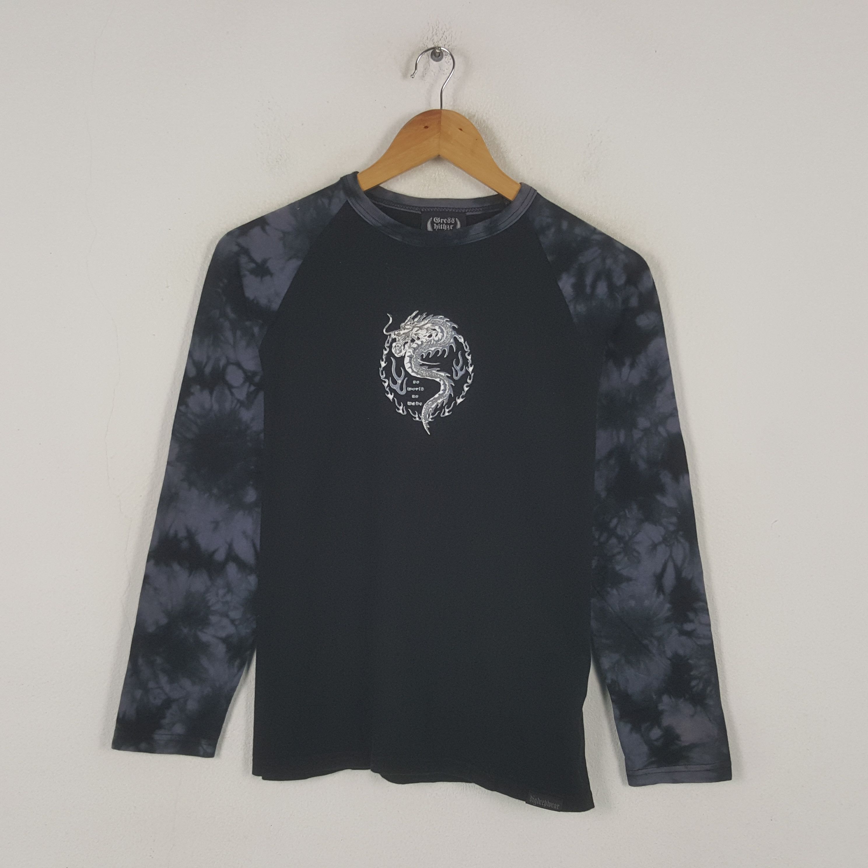 Japanese Brand Vintage Grass Hither Dragon Sukajan Long Sleeve T-shirt RR19 Size US S / EU 44-46 / 1 - 3 Thumbnail