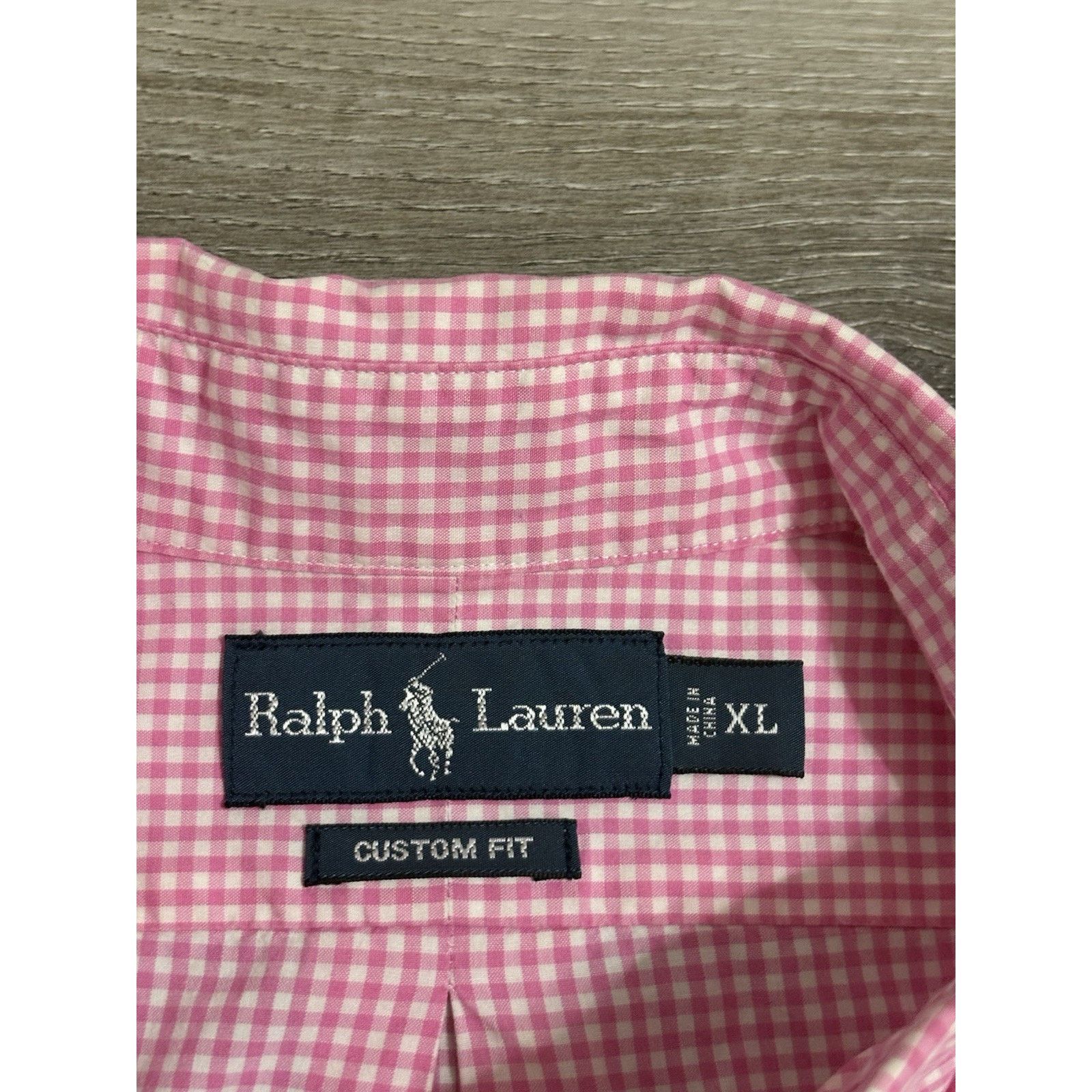 Ralph Lauren Vintage 90s Ralph Lauren Pink Gingham Button Down - Men’s XL Size US XL / EU 56 / 4 - 4 Thumbnail