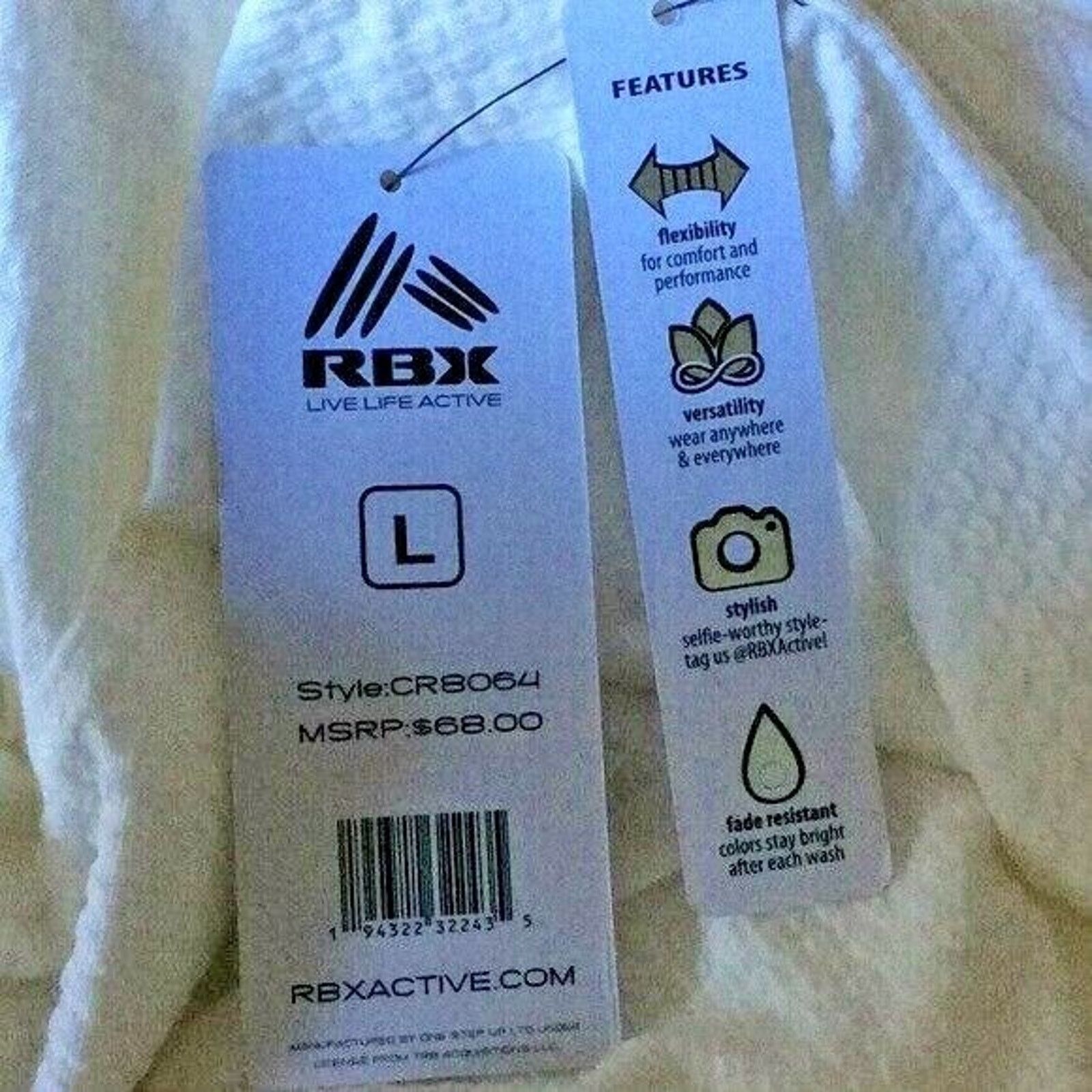 Other RBX Hooded Sweatshirt Drawstring 2 Side Pockets White Size L Size L / US 10 / IT 46 - 4 Thumbnail