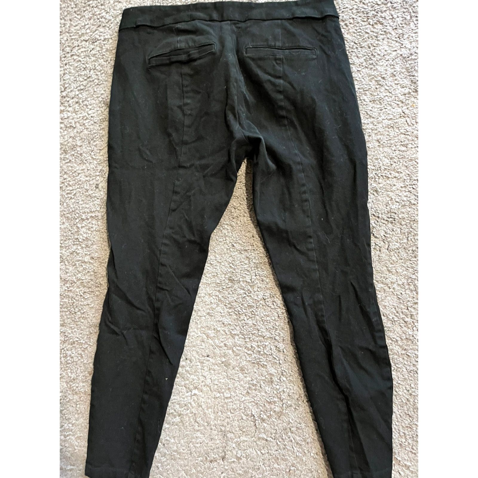 Gap VINTAGE Gap Ultra Skinny Black Stretch Cropped Pants Women's Size 6 Regular 32x25.5 Cropped Skinny n/a Women Size 28" / US 6 / IT 42 - 3 Thumbnail