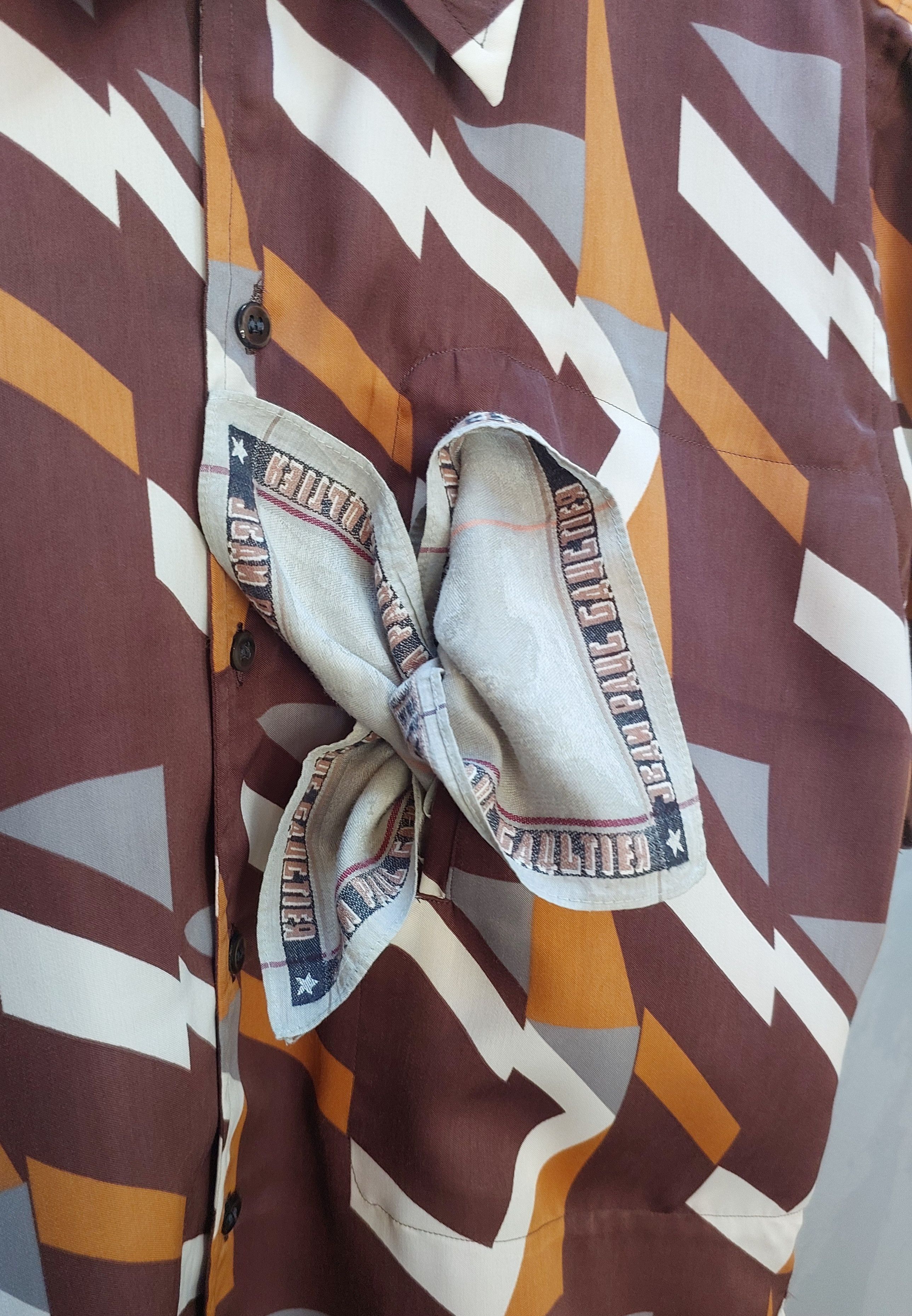 Jean Paul Gaultier Jean Paul Gaultier Objet Geometric Print Shirt Size US M / EU 48-50 / 2 - 4 Thumbnail