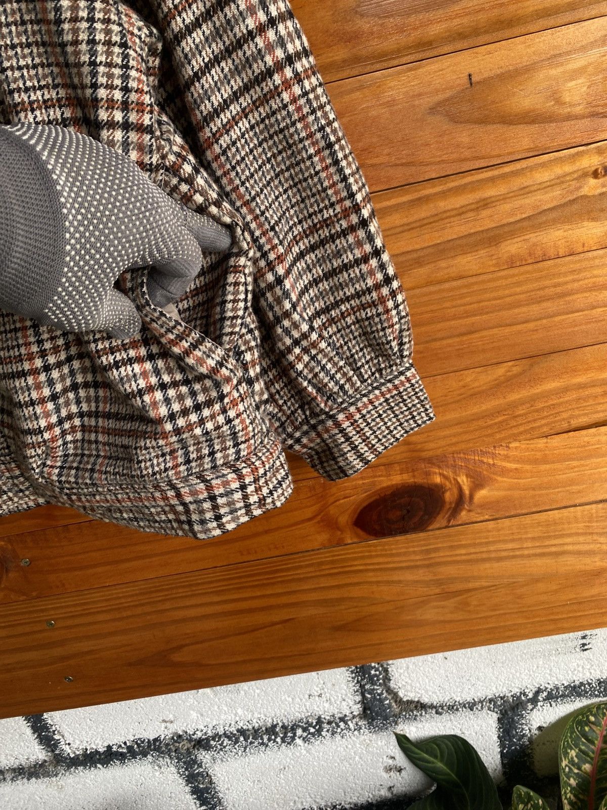 Japanese Brand Vintage One Way Plaid Overshirt Jacket Retro Casual Checker Size US M / EU 48-50 / 2 - 7 Thumbnail