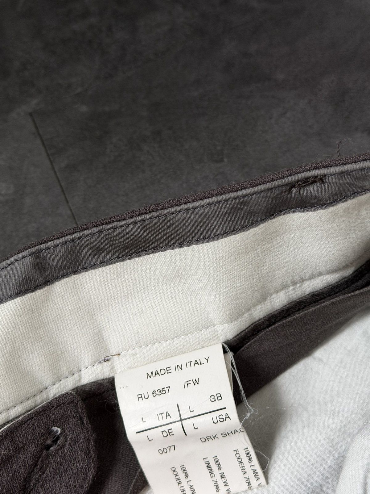 Rick Owens F/W 10 "GLEAM" Cropped Pleated Runway Wool Pants Size US 32 / EU 48 - 14 Thumbnail