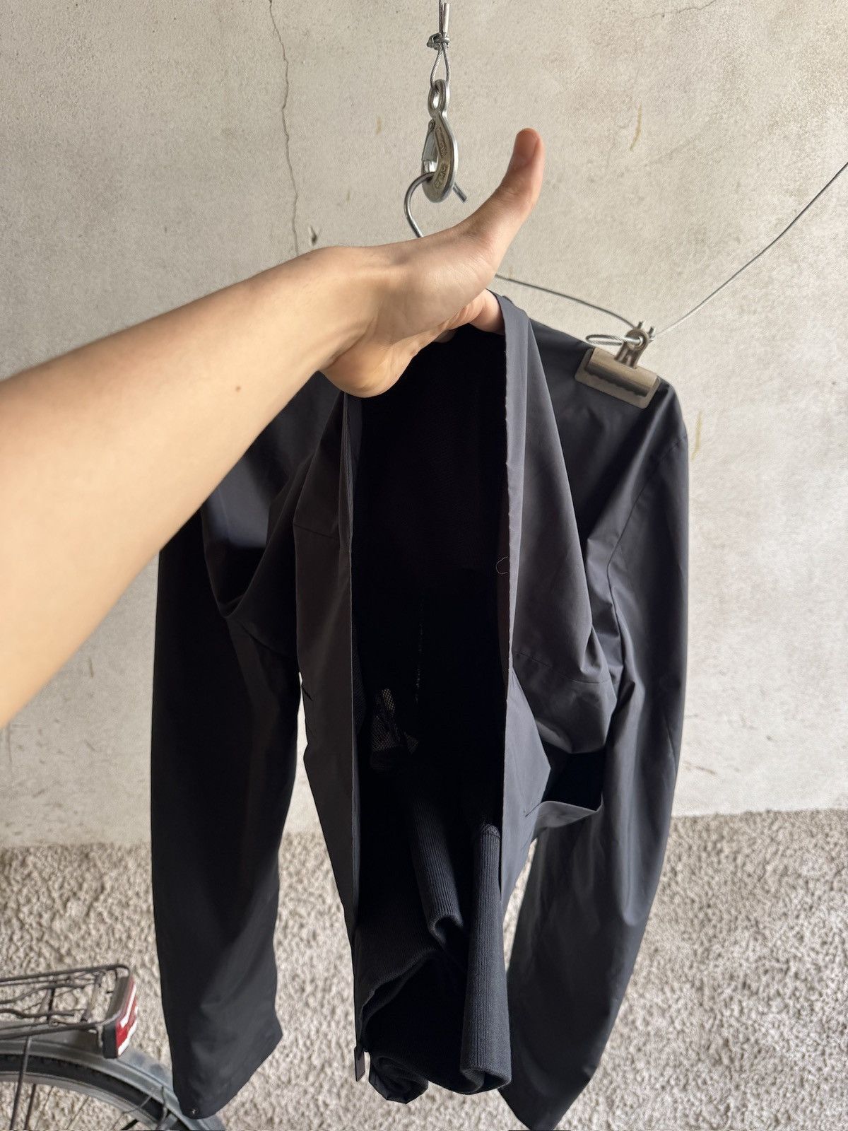 Jil Sander Jil Sander Double Layered Black Nylon Moto J Size US M / EU 48-50 / 2 - 13 Thumbnail