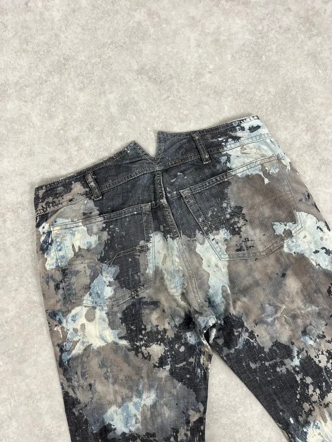 Diesel 2000s Diesel Contemporary Full Splash Painted Effect Pants Size US 32 / EU 48 - 6 Thumbnail