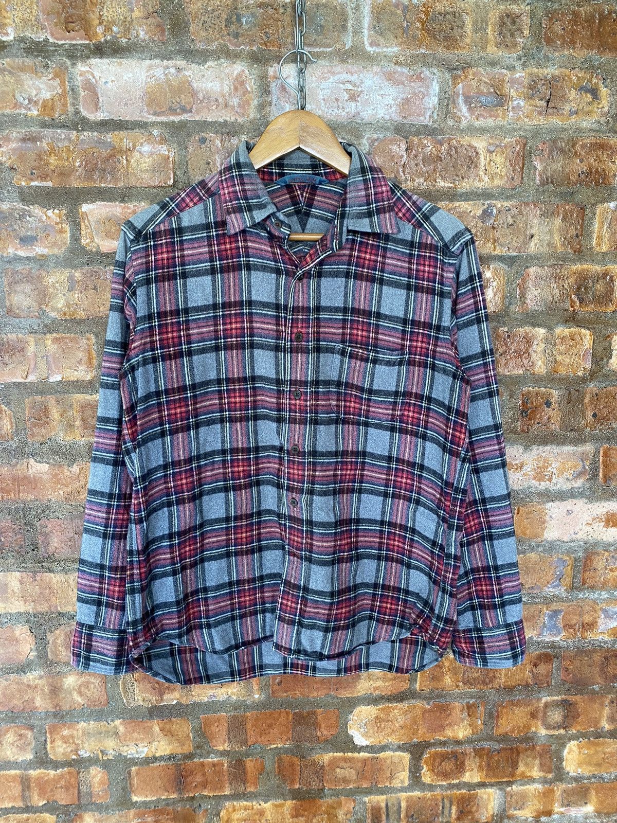 45rpm 45RPM checked shadow flannel Size US M / EU 48-50 / 2 - 2 Thumbnail
