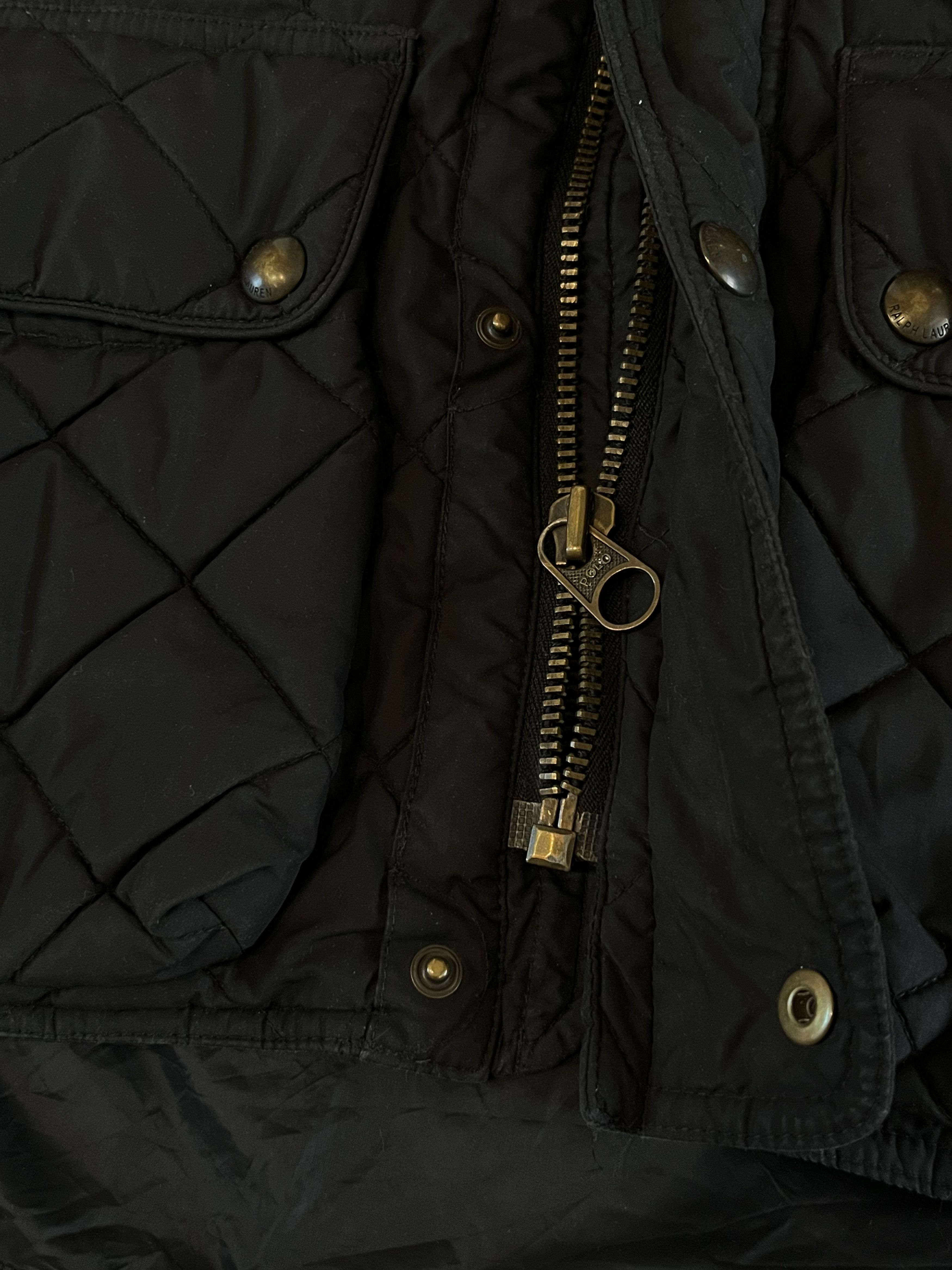 Polo Ralph Lauren × Ralph Lauren × Vintage Vintage Polo Ralph Lauren Black Quilted Jacket Old Money Size US M / EU 48-50 / 2 - 7 Thumbnail