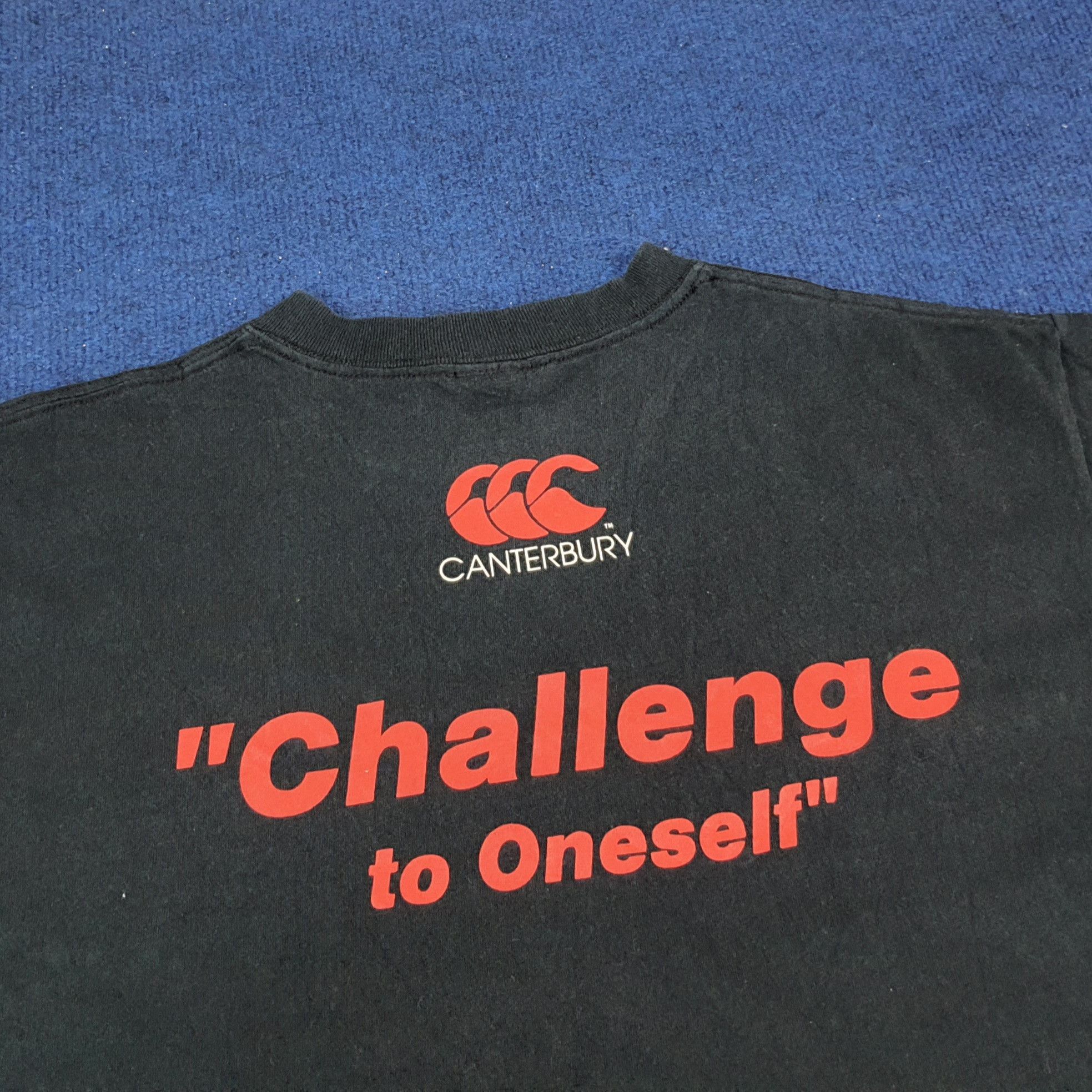 Canterbury of New Zealand × Vintage Vintage Canterbury Brave Lupus Rugby Football Club Tshirt Size US M / EU 48-50 / 2 - 5 Thumbnail