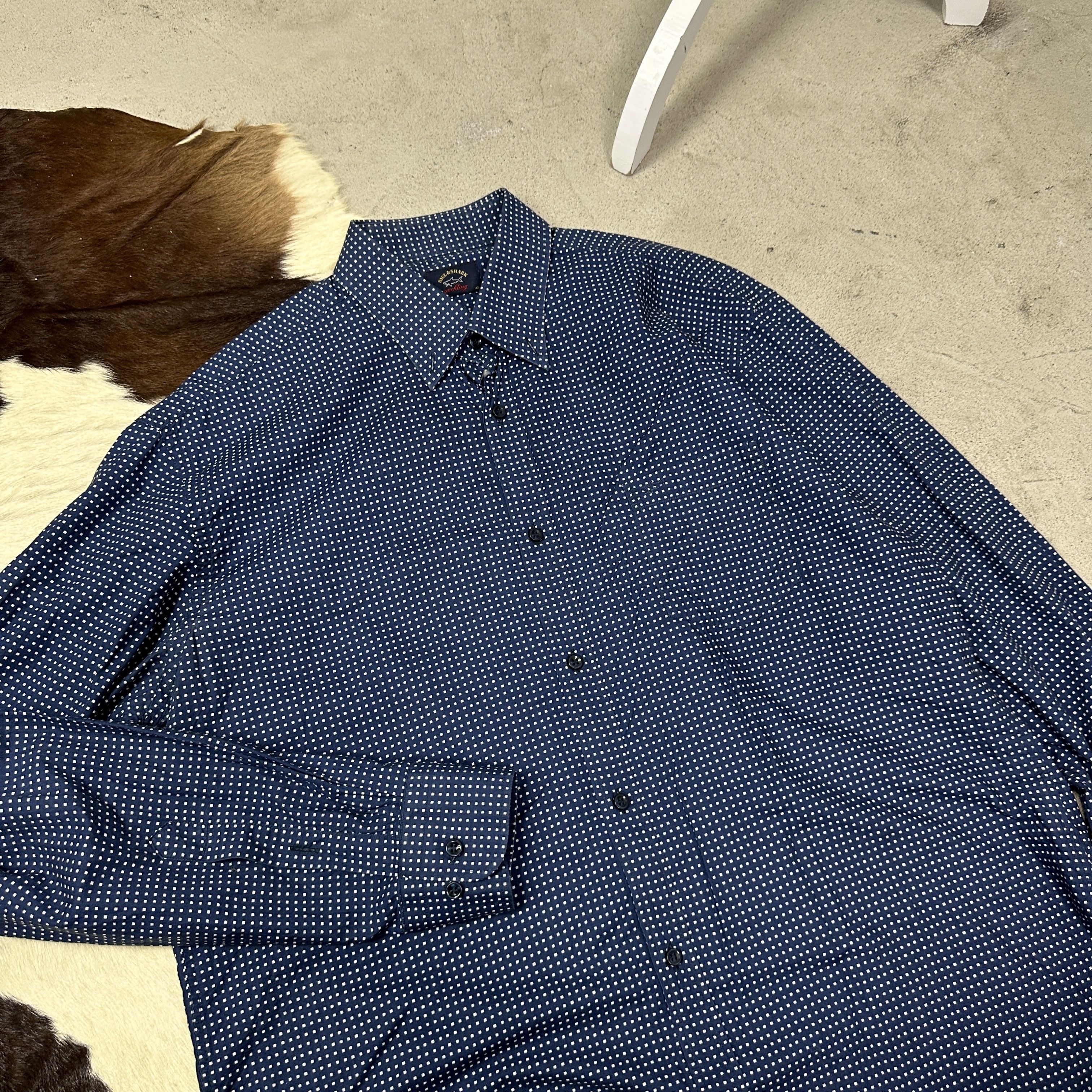 Paul & Shark Vintage Streetwear Elegant Gingham Paul & Shark Shirt Y2K Size US XL / EU 56 / 4 - 2 Thumbnail