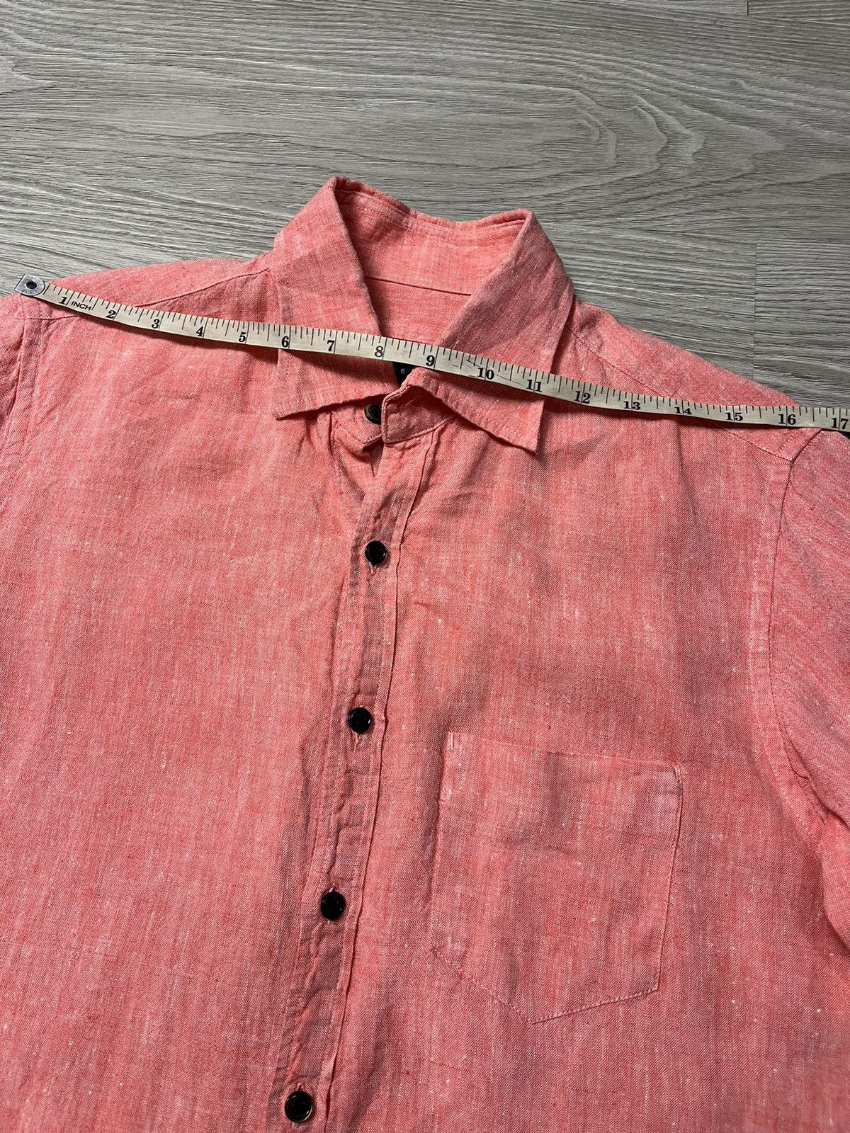 Issey Miyake Vintage Tete Homme Linen Shirt Issey Miyake Size US M / EU 48-50 / 2 - 8 Thumbnail