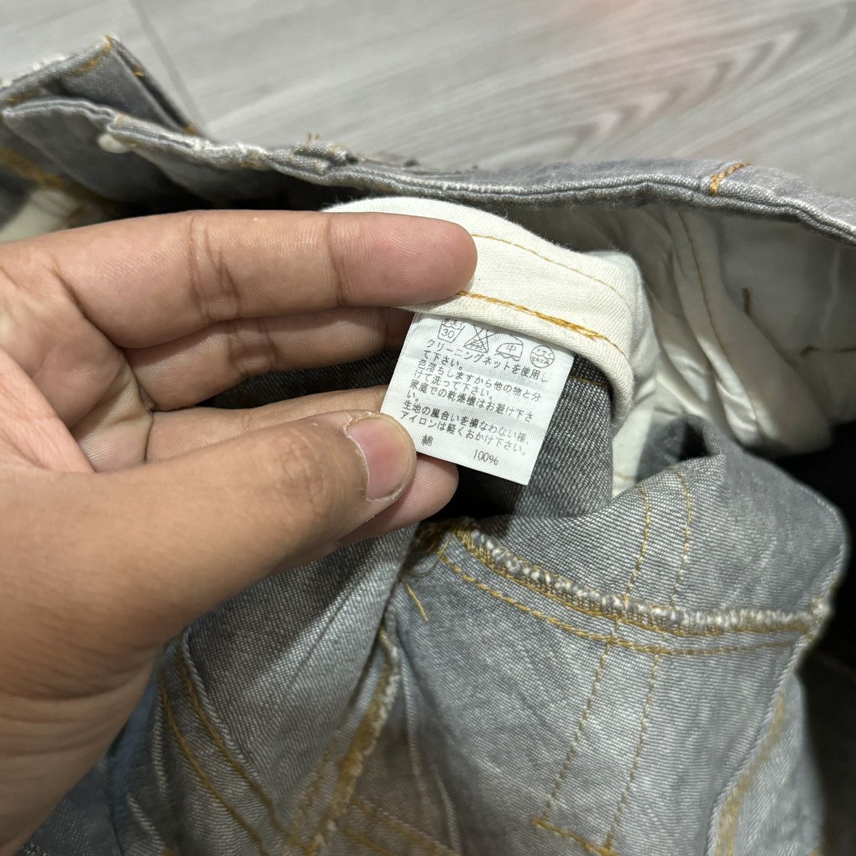 CABANE de ZUCCa Cabanne De Zucca Denim Big Pocket Pants Size US 31 - 4 Thumbnail