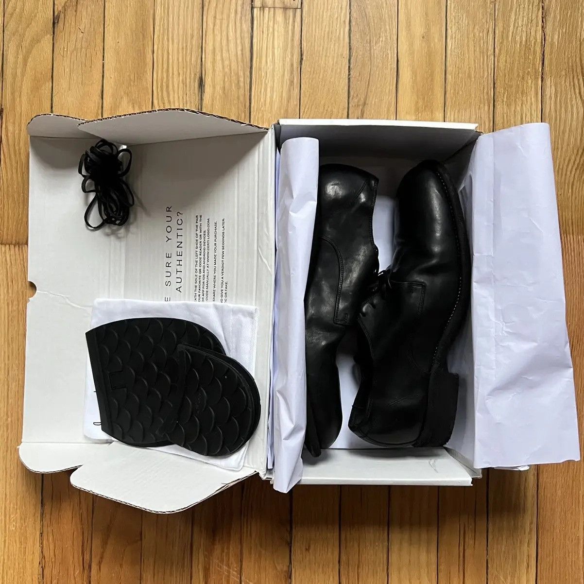 Guidi Guidi 992x Black Horse Full Grain Leather Derby Size US 12 / EU 45 - 11 Thumbnail