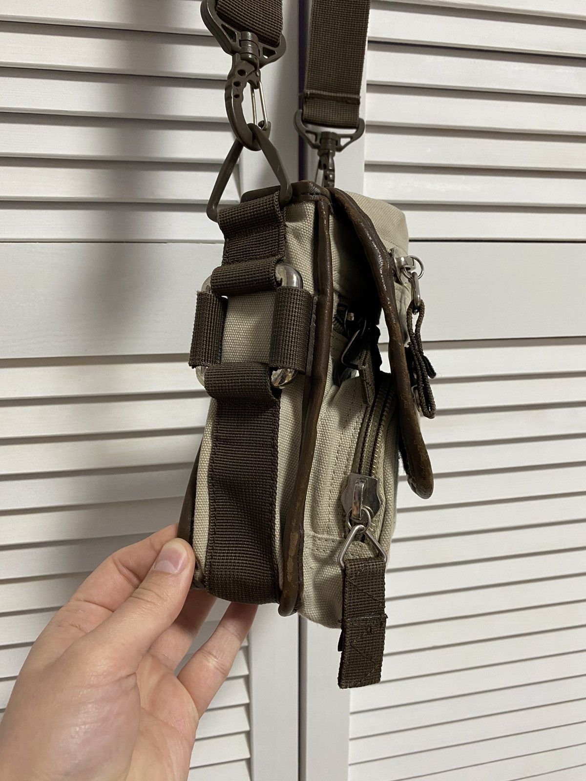 Diesel Vintage Bag Messenger DIESEL Metal Multi Pocket Cargo Y2K Size ONE SIZE - 5 Thumbnail