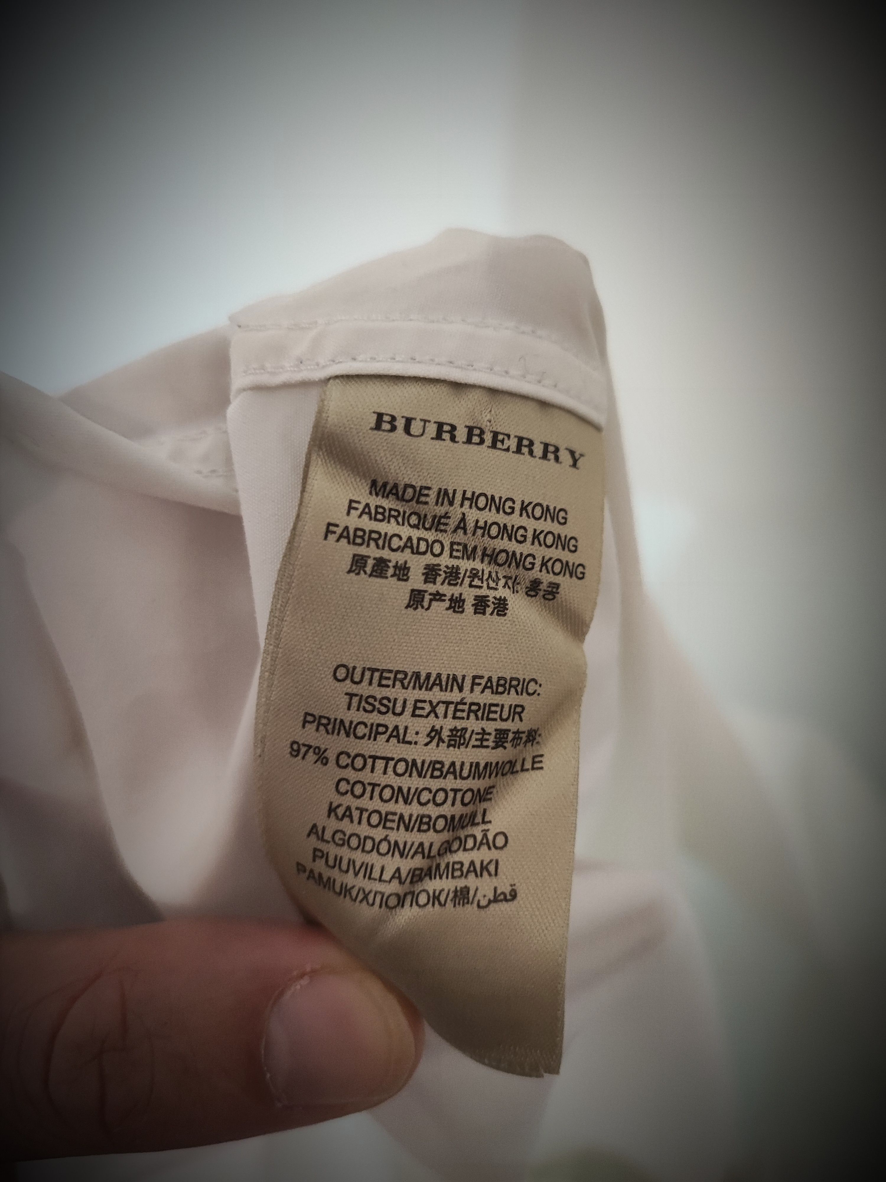 Burberry 🔥 Burberry Shirt Size L White🔥 Size US L / EU 52-54 / 3 - 9 Thumbnail