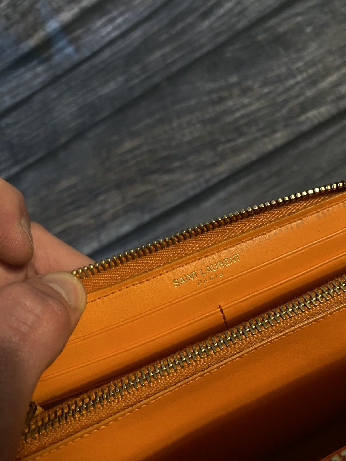 Saint Laurent Paris Saint Laurent Leather Wallet Size ONE SIZE - 6 Thumbnail
