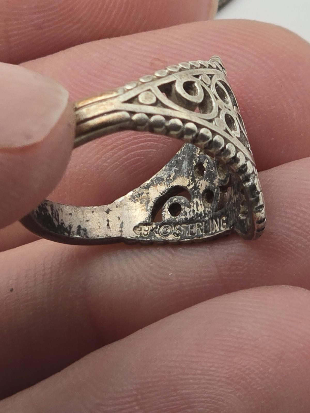 Other Vintage Uncas Sterling Silver Ring Size 5 Mid-Century Ring Size ONE SIZE - 4 Thumbnail