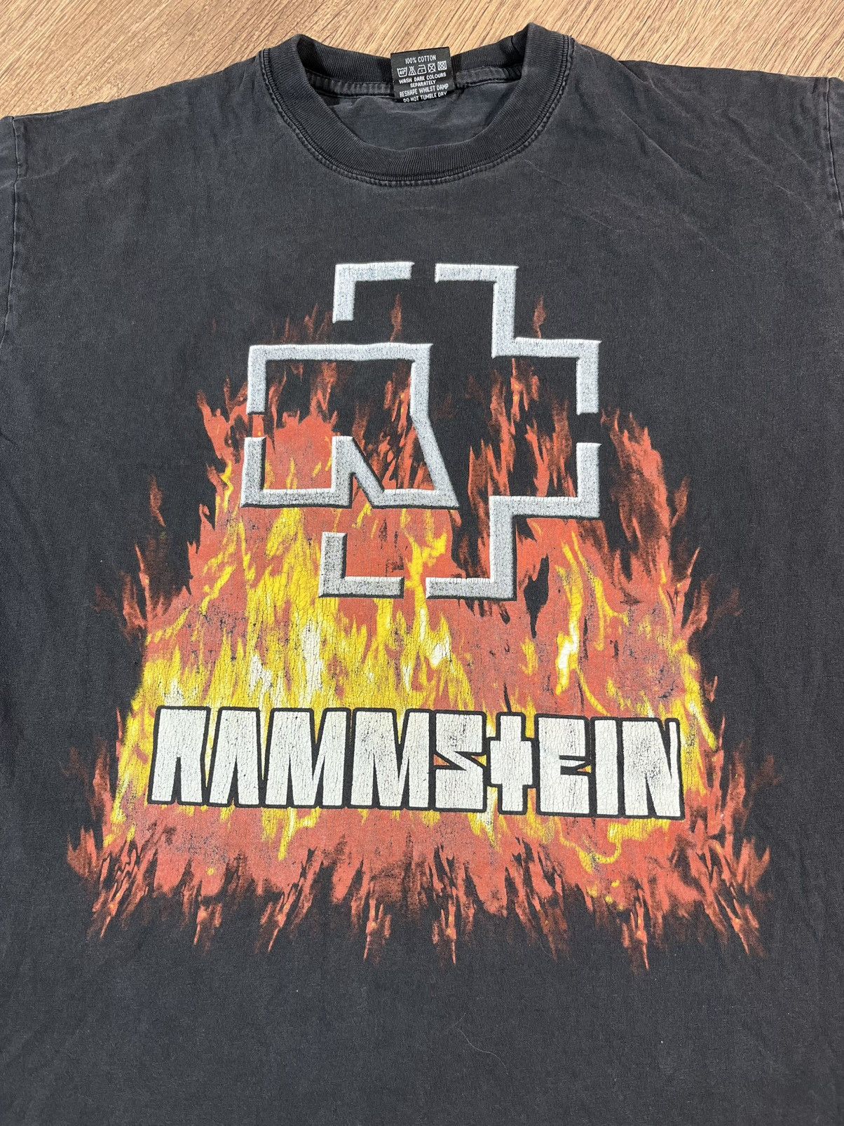 Band Tees Vintage Rammstein Rock T Shirt 🎸 Size US XL / EU 56 / 4 - 2 Thumbnail