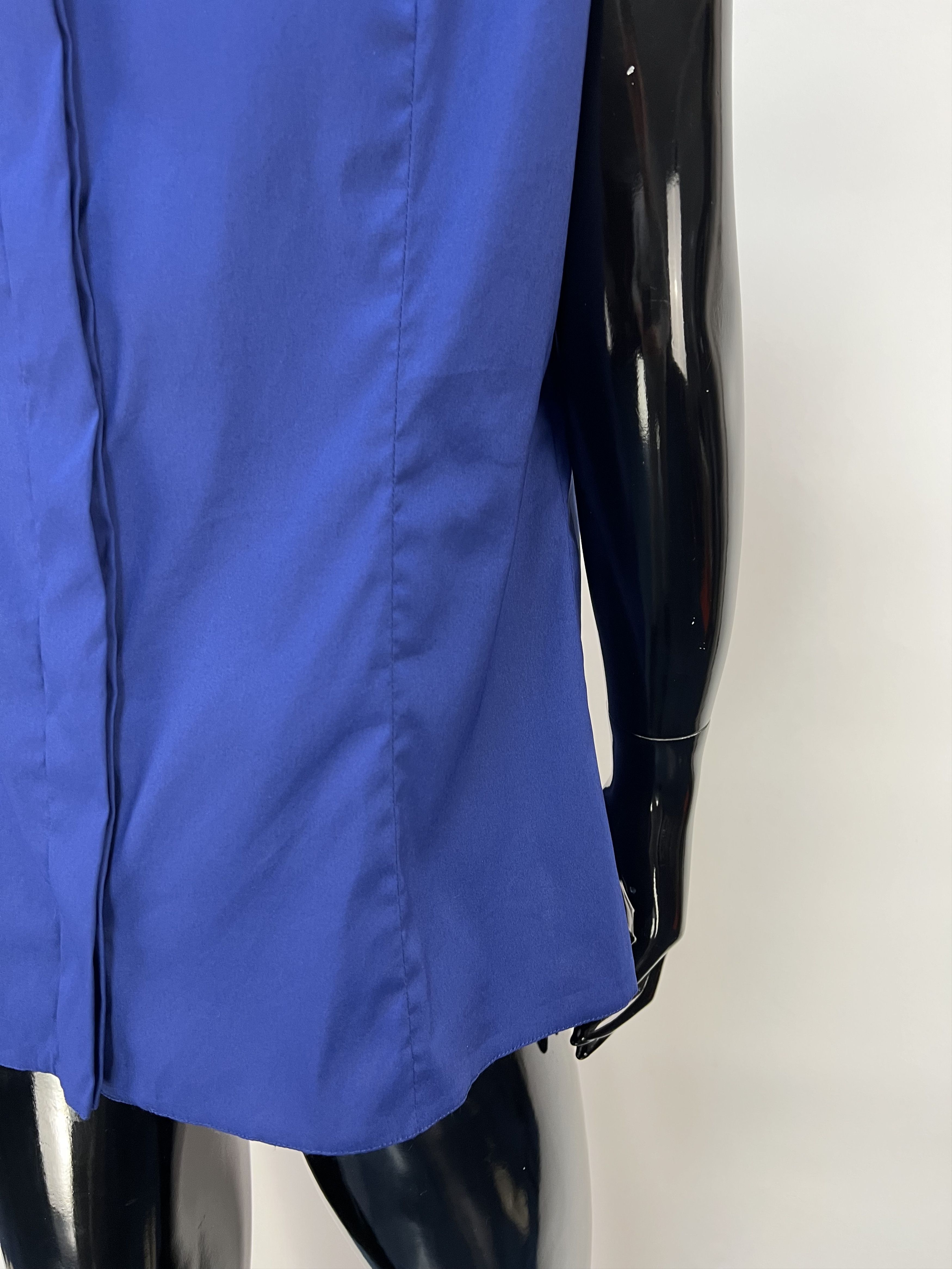 Prada PRADA Blue Cotton Blouse Size IT 46 Size L / US 10 / IT 46 - 13 Thumbnail