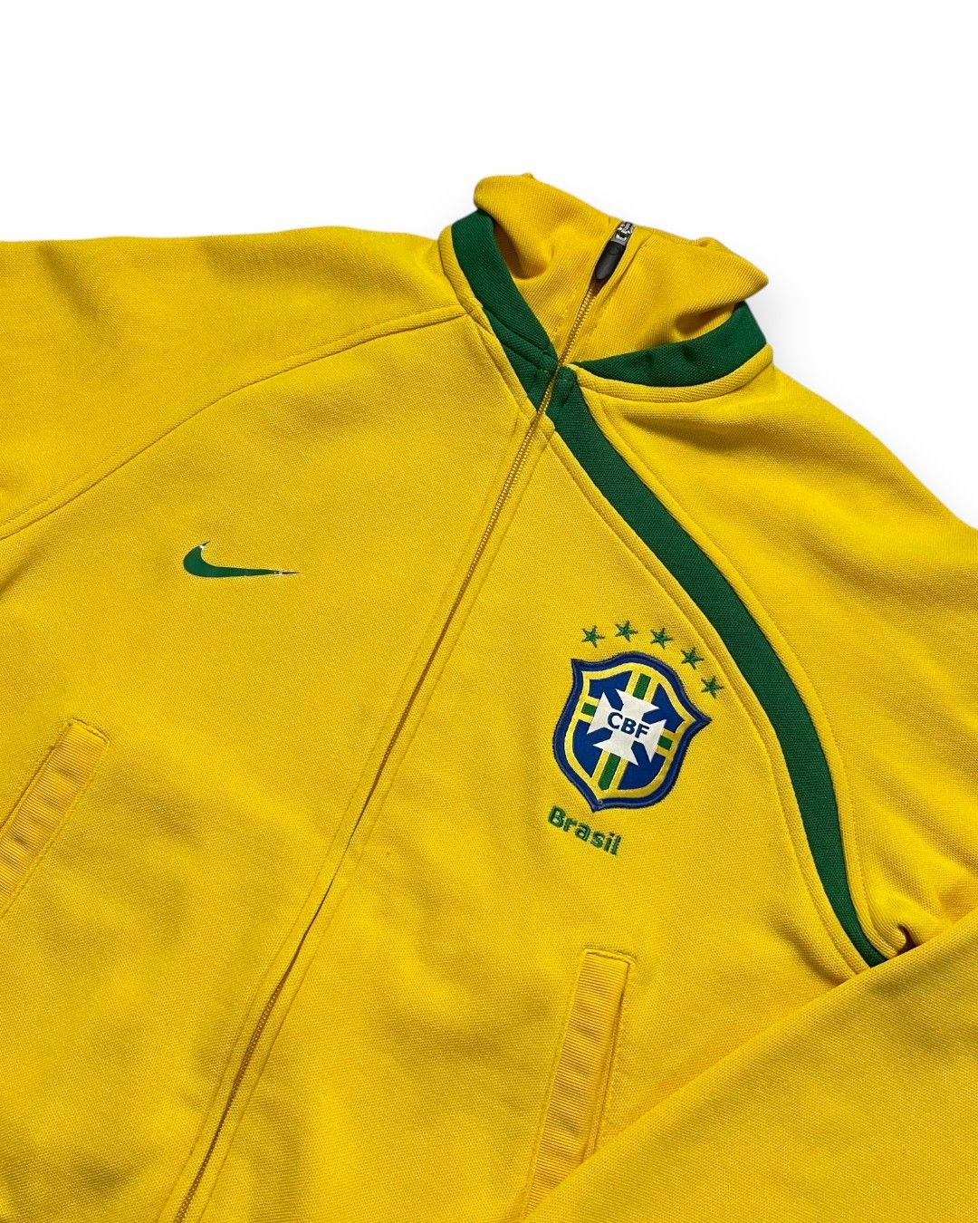 Nike Nike Brazil Vintage Zip Sweater from 00s Size US M / EU 48-50 / 2 - 3 Thumbnail