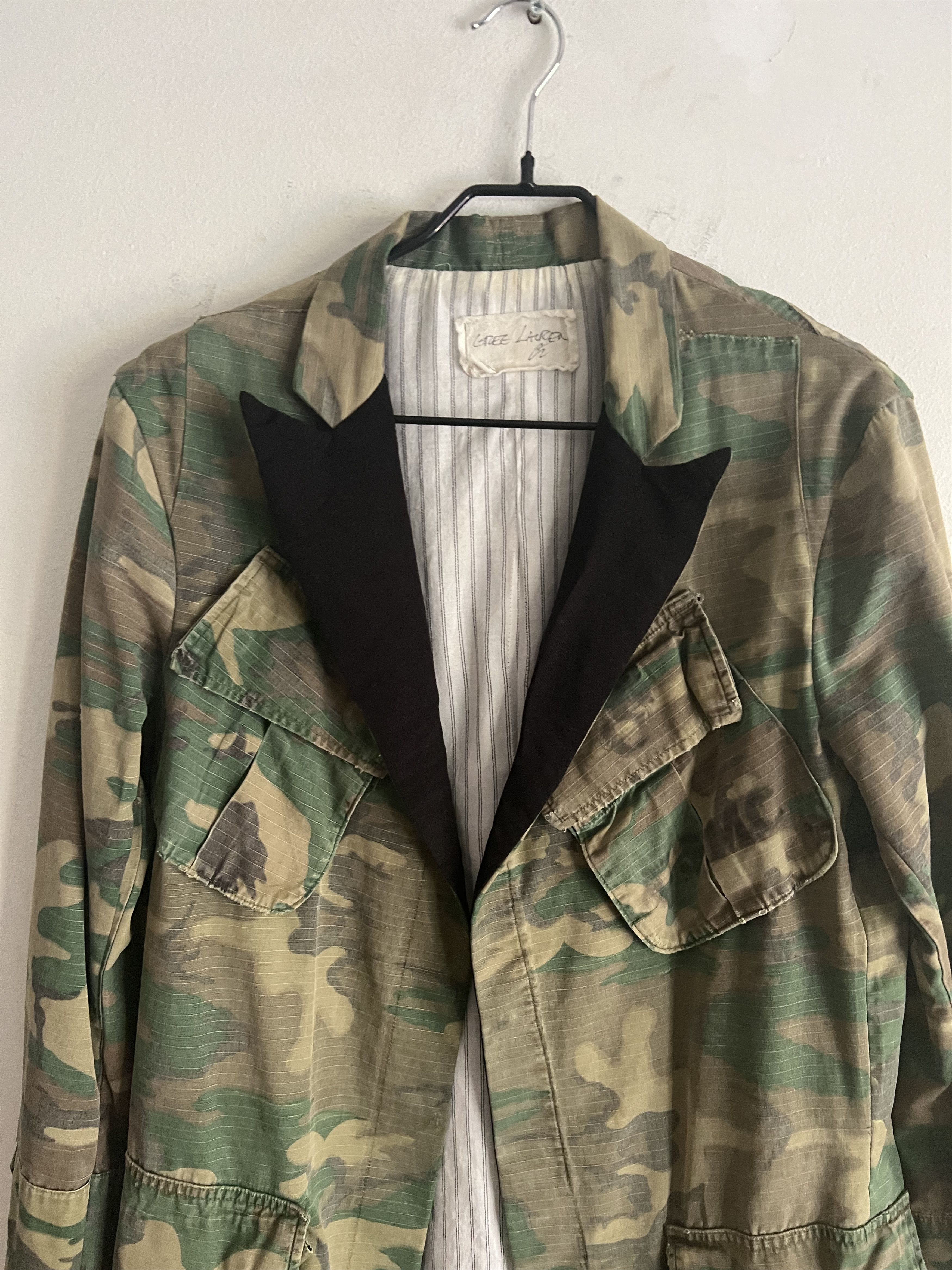 Greg Lauren GL Army Camo Tux Cargo Jacket Size US M / EU 48-50 / 2 - 5 Thumbnail