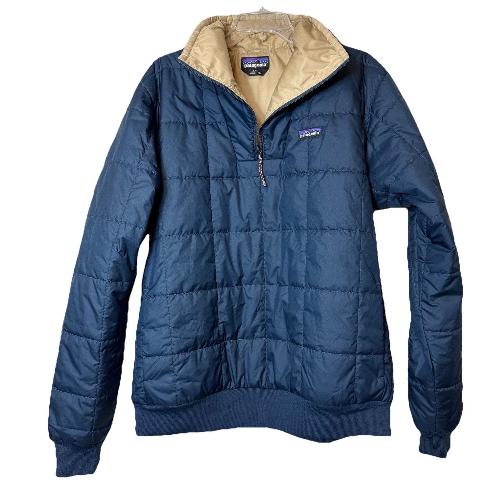 Patagonia Patagonia Box Quilted Pullover 1/4 Zip Insulated Blue Mens L Size US L / EU 52-54 / 3 - 1 Thumbnail