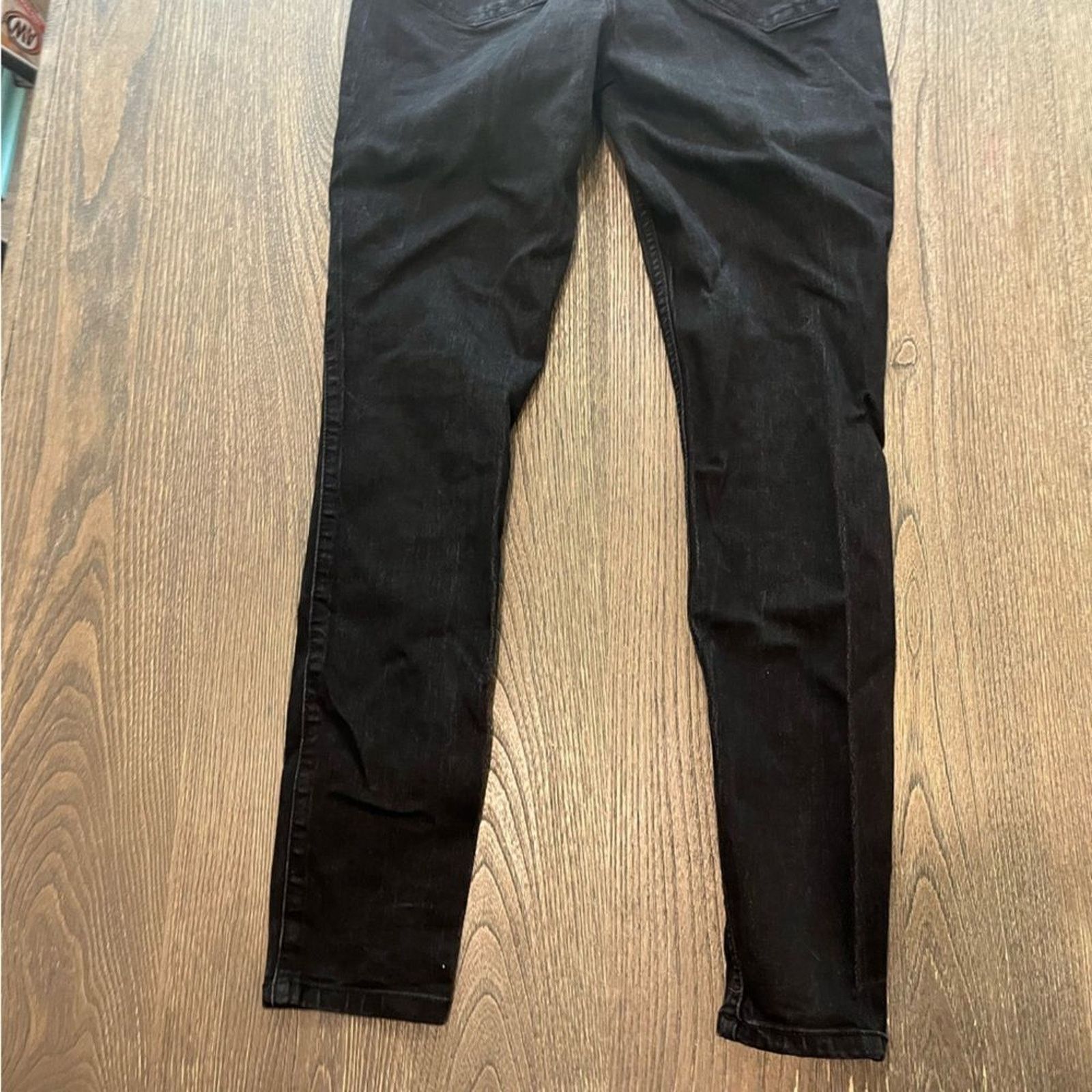 Vintage Black Heart Super Skinny High Rise Black Jeans Size 7 Size 28" / US 6 / IT 42 - 9 Thumbnail