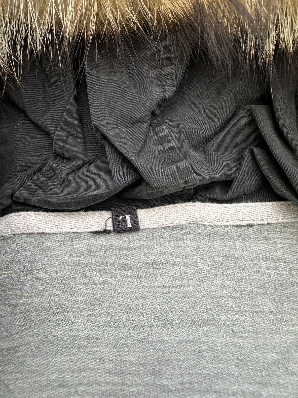 Le Grande Bleu (L.G.B.) STUDDED GOTHIC FUR ZIP HOODIE IF SIX WAS NINE LGB STYLE Size US L / EU 52-54 / 3 - 9 Thumbnail