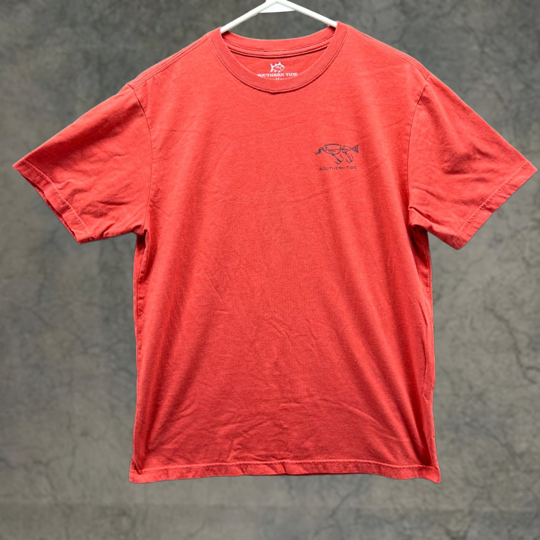 Southern Tide Southern Tide Shirt Men Medium Orange Crewneck Cotton Tee Shirt Casual Fish Logo Short Sleeve T-Shirt Size US M / EU 48-50 / 2 - 1 Thumbnail