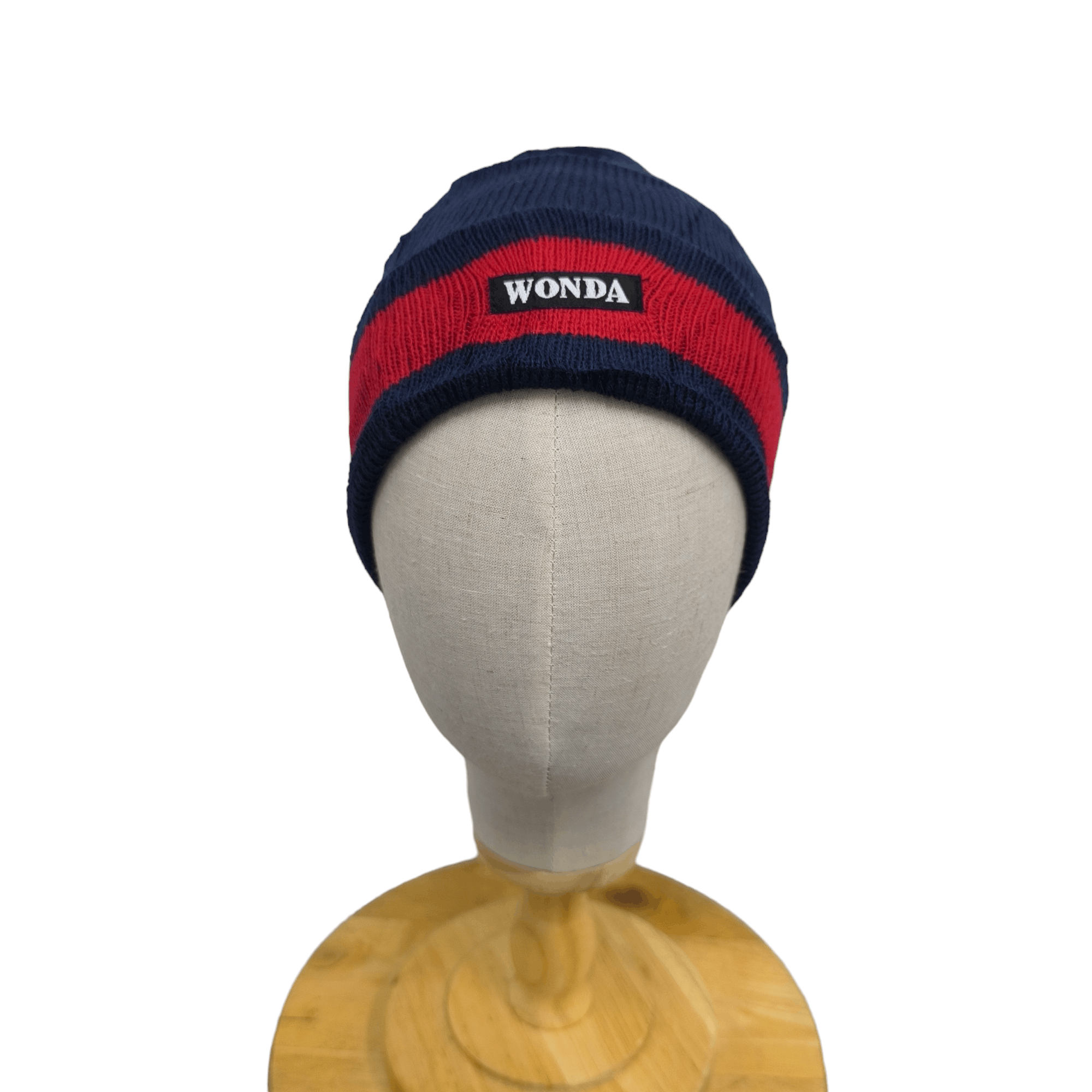 Japanese Brand 🌟Japanese brand wonda coffee stripes beanie hat Size ONE SIZE - 1 Thumbnail