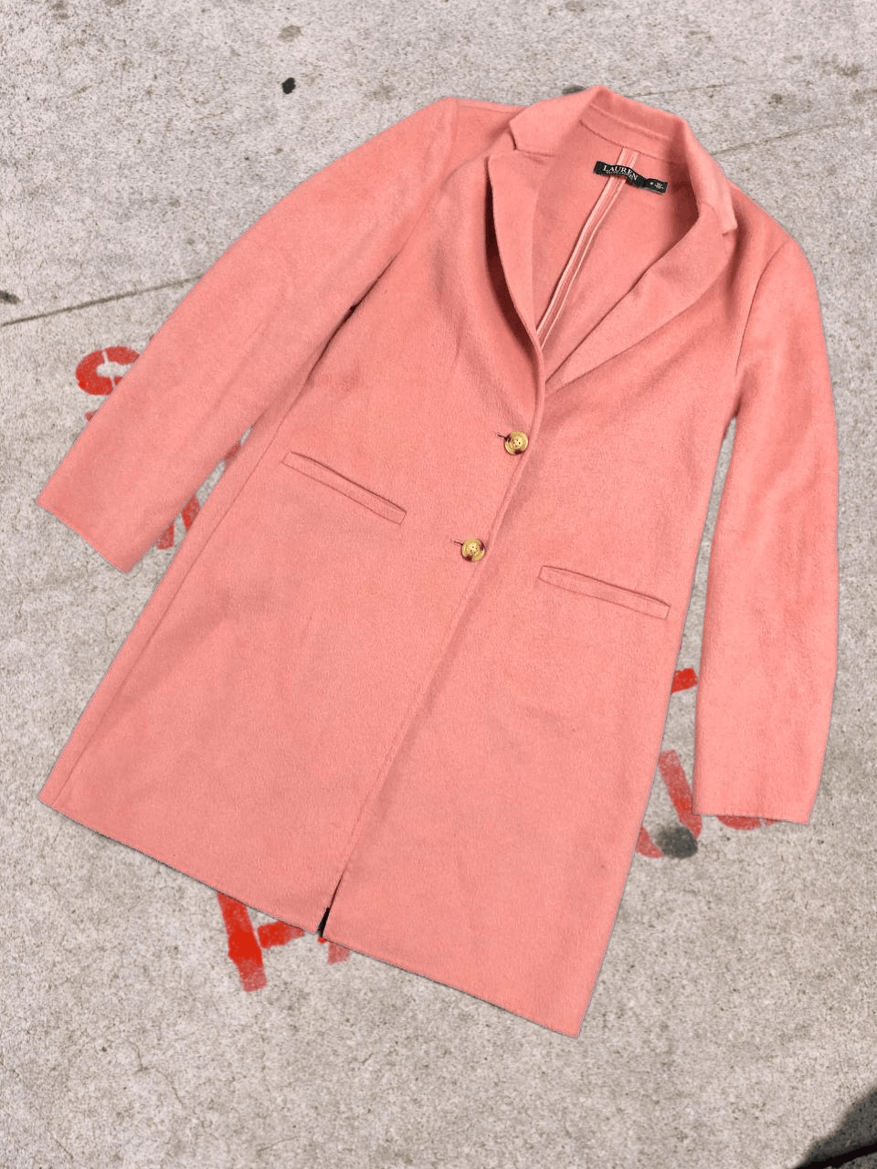 Polo Ralph Lauren Lauren Ralph Lauren Wool Blend Long Line Women's Coat Size M / US 6-8 / IT 42-44 - 1 Thumbnail