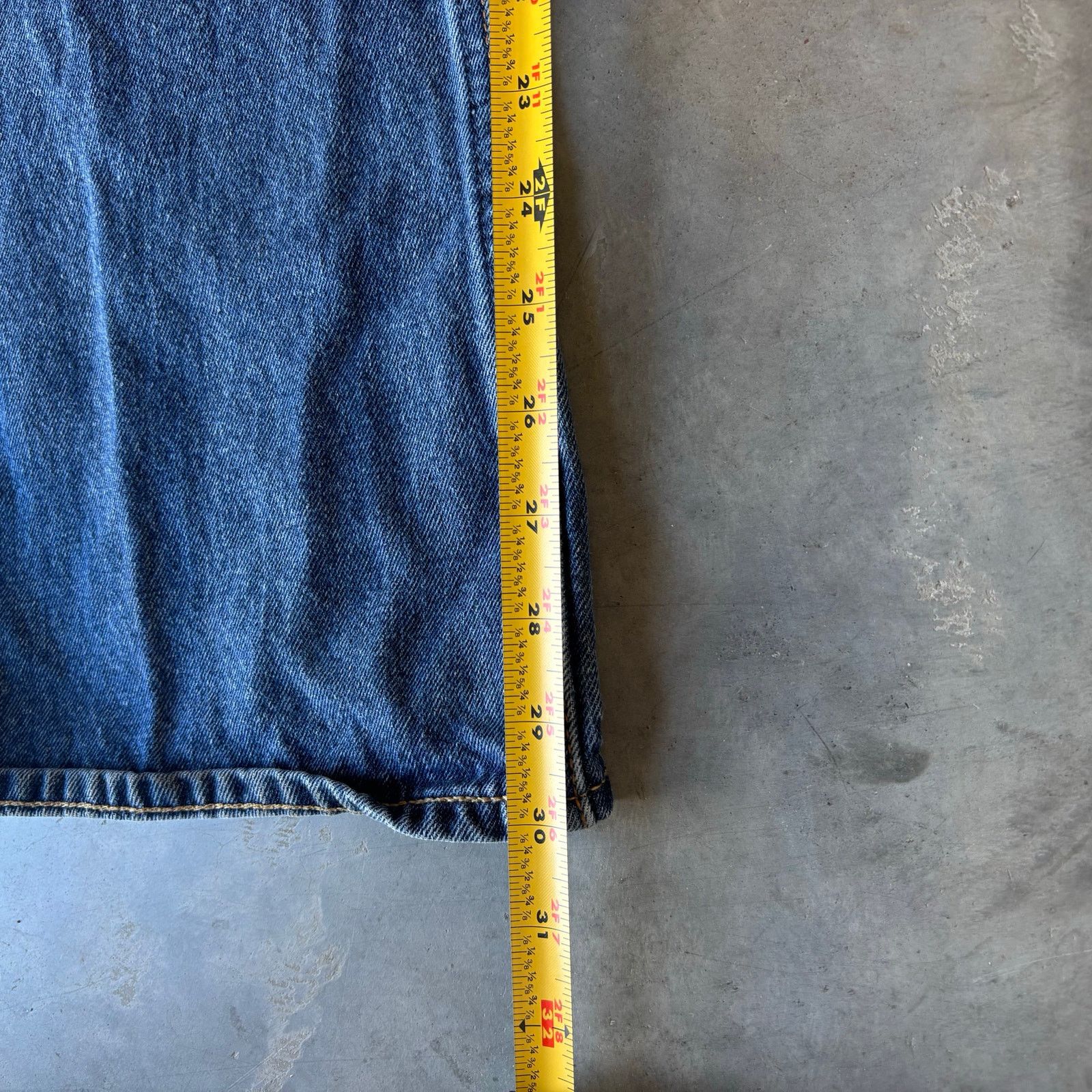 Aeropostale Vintage Faded Washed Distressed Bootcut Jeans Size US 34 / EU 50 - 2 Thumbnail