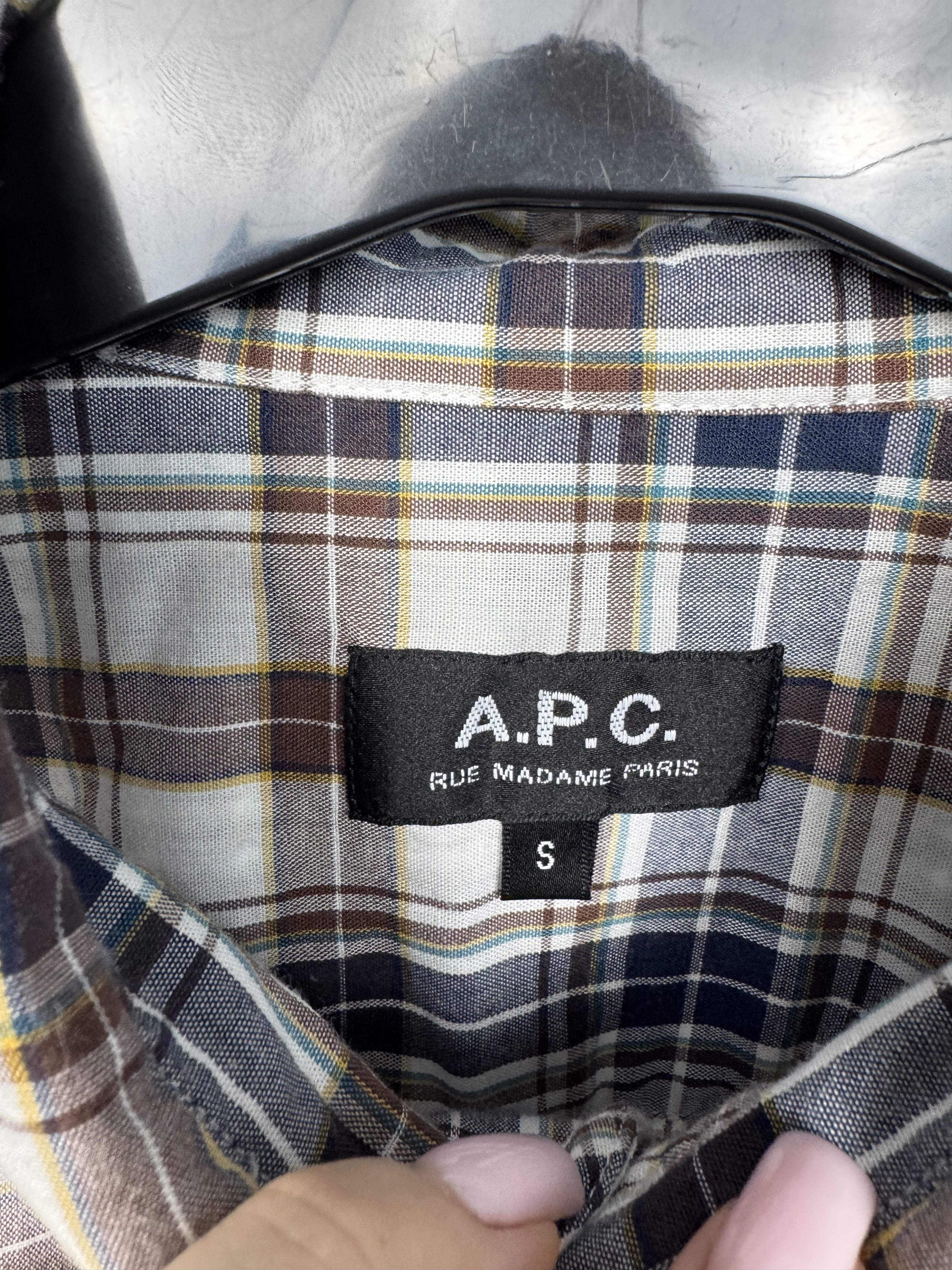 A.P.C. A.P.C. Rue Madame Paris Mens Long Sleeve Shirt Size US S / EU 44-46 / 1 - 3 Thumbnail