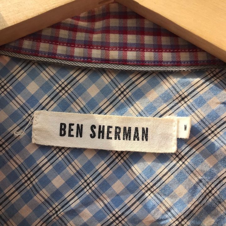 Ben Sherman × Designer × Vintage Ben Sherman Iconic Archieve Shirts Red Rio Gingham button up Size US M / EU 48-50 / 2 - 7 Thumbnail