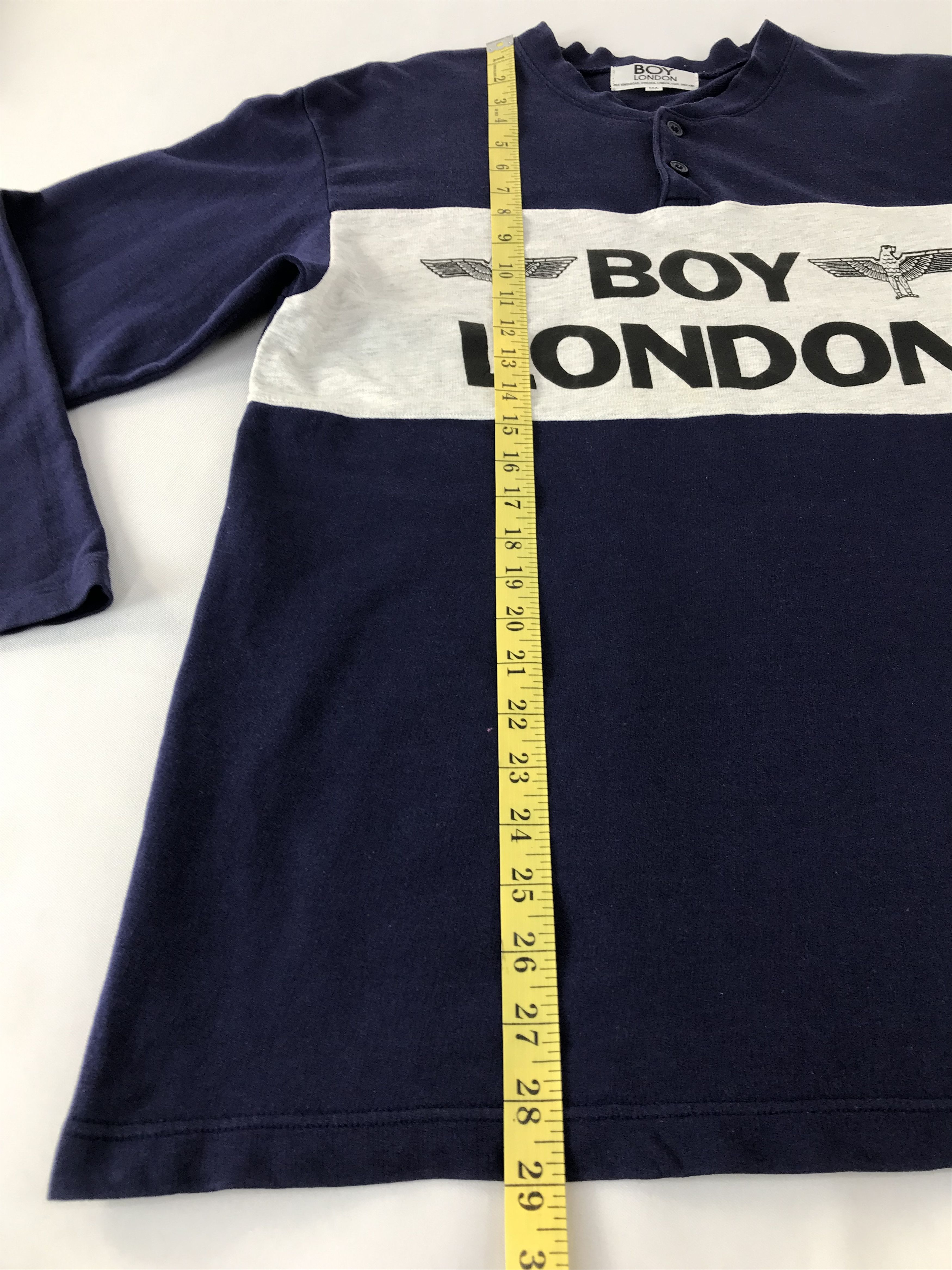 Boy London Boy London Big Logo Half Button Long Sleeve T.Shirt Size US M / EU 48-50 / 2 - 9 Thumbnail