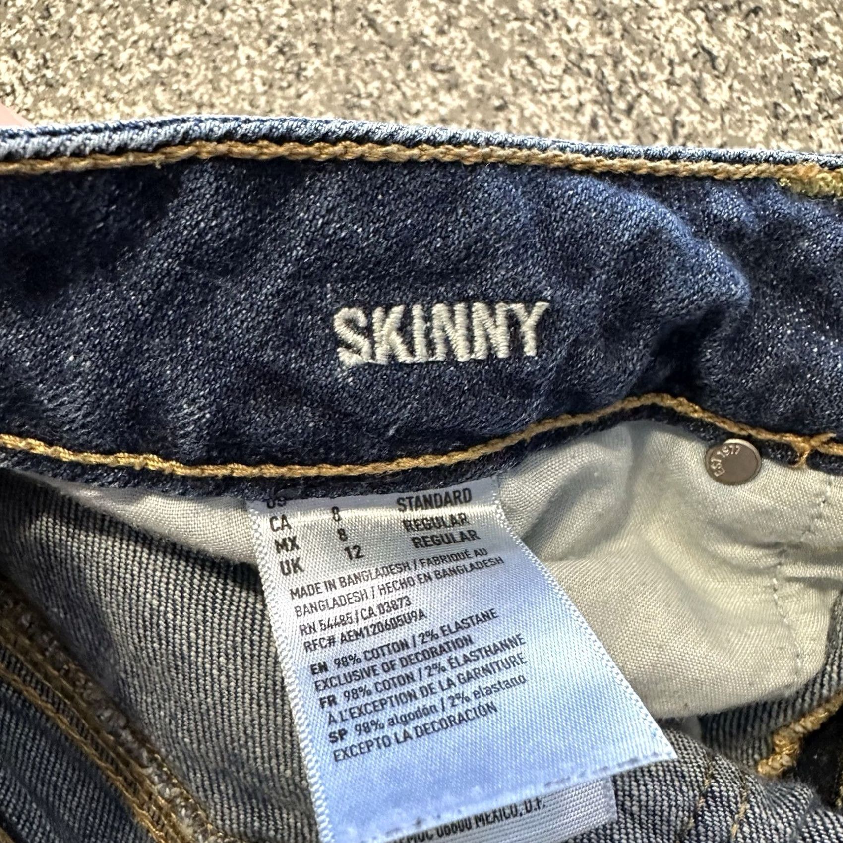 American Eagle Outfitters American Eagle Outfitters Jeans Womens 8 Skinny Mid Rise 28x28 Medium Wash Blue Denim 5-Pocket Slim Regular Calf Inseam 28in NS Size 28" / US 6 / IT 42 - 5 Thumbnail