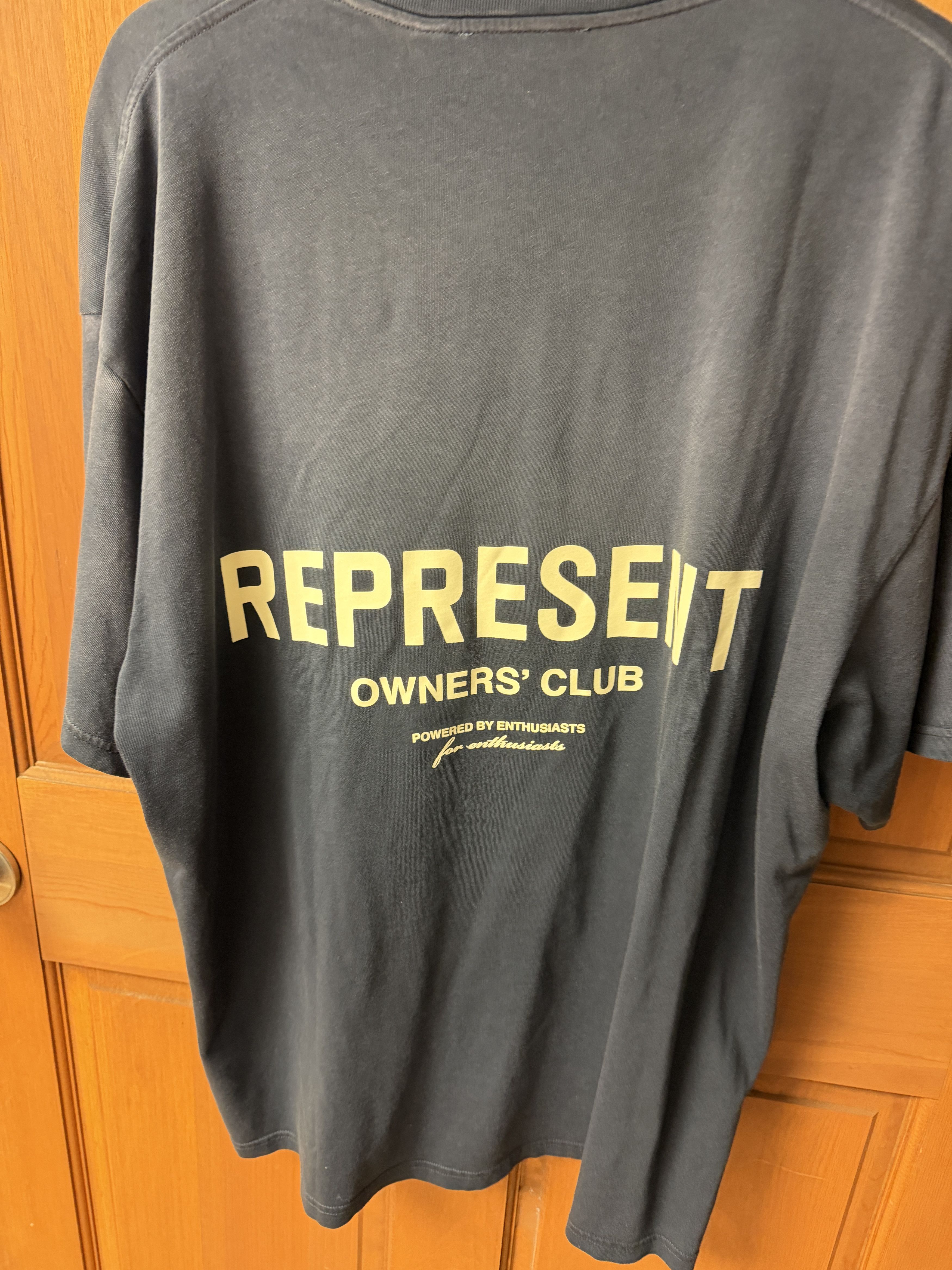Represent Clo. REPRESENT Owners Club Men's Navy T-Shirt-NEW! Size US XL / EU 56 / 4 - 5 Thumbnail